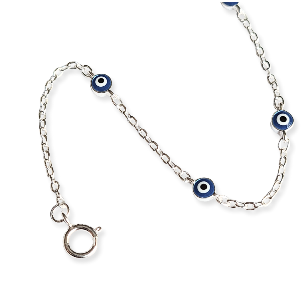 Pulsera de Plata 925 con ojitos