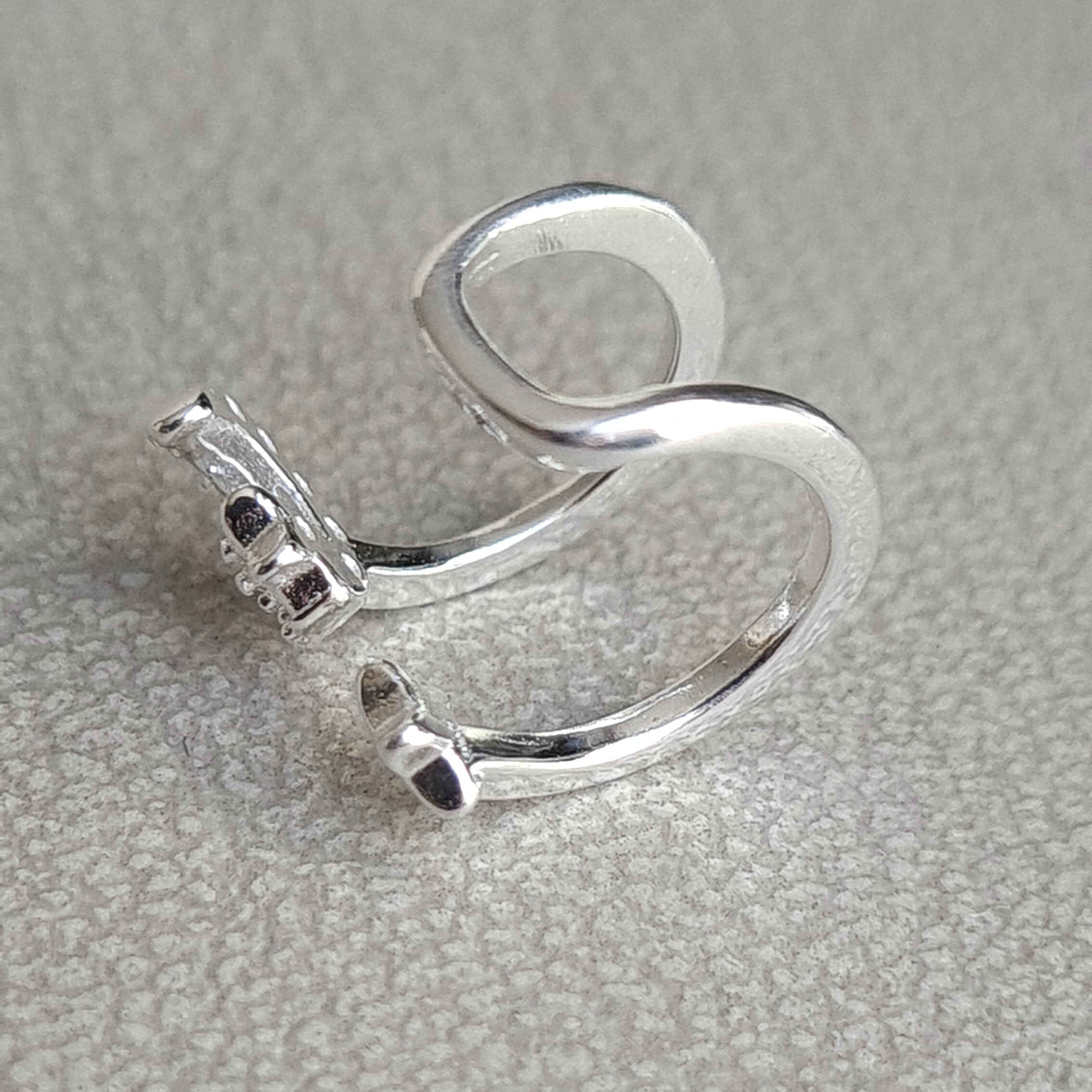 Ear cuff Luna y Estrella Plata 925