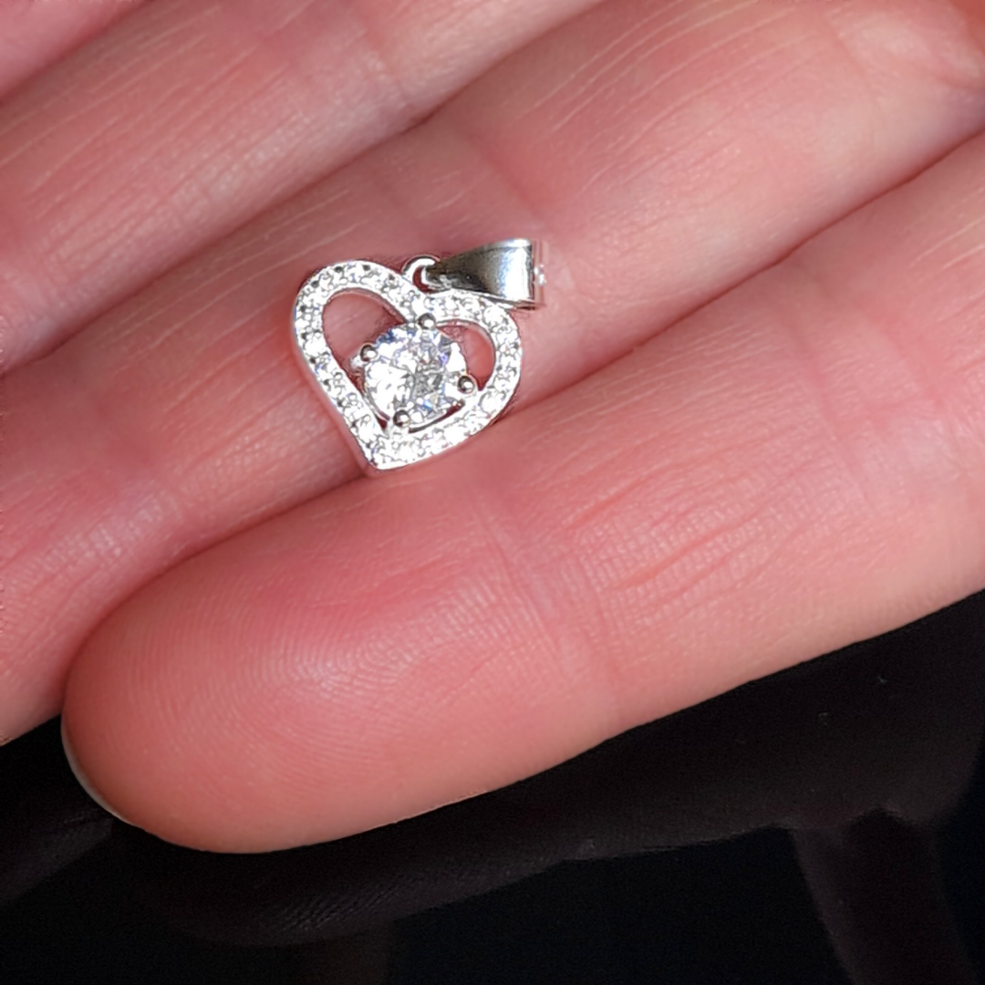 Colgante corazón de Plata 925