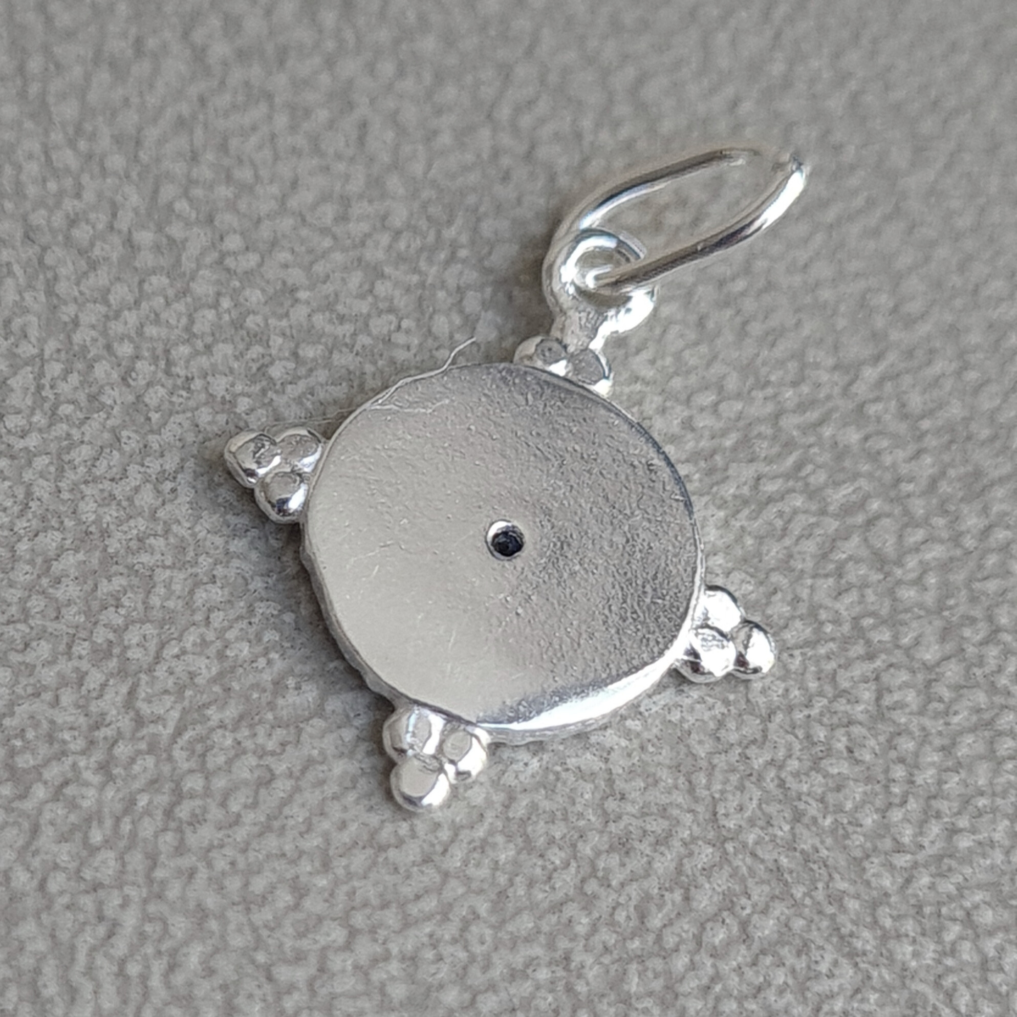 Dije ojo turco en Plata 925