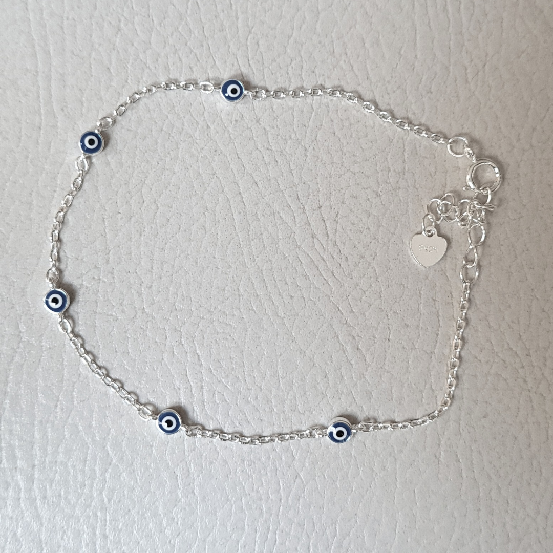 Pulsera de Plata 925 con ojitos