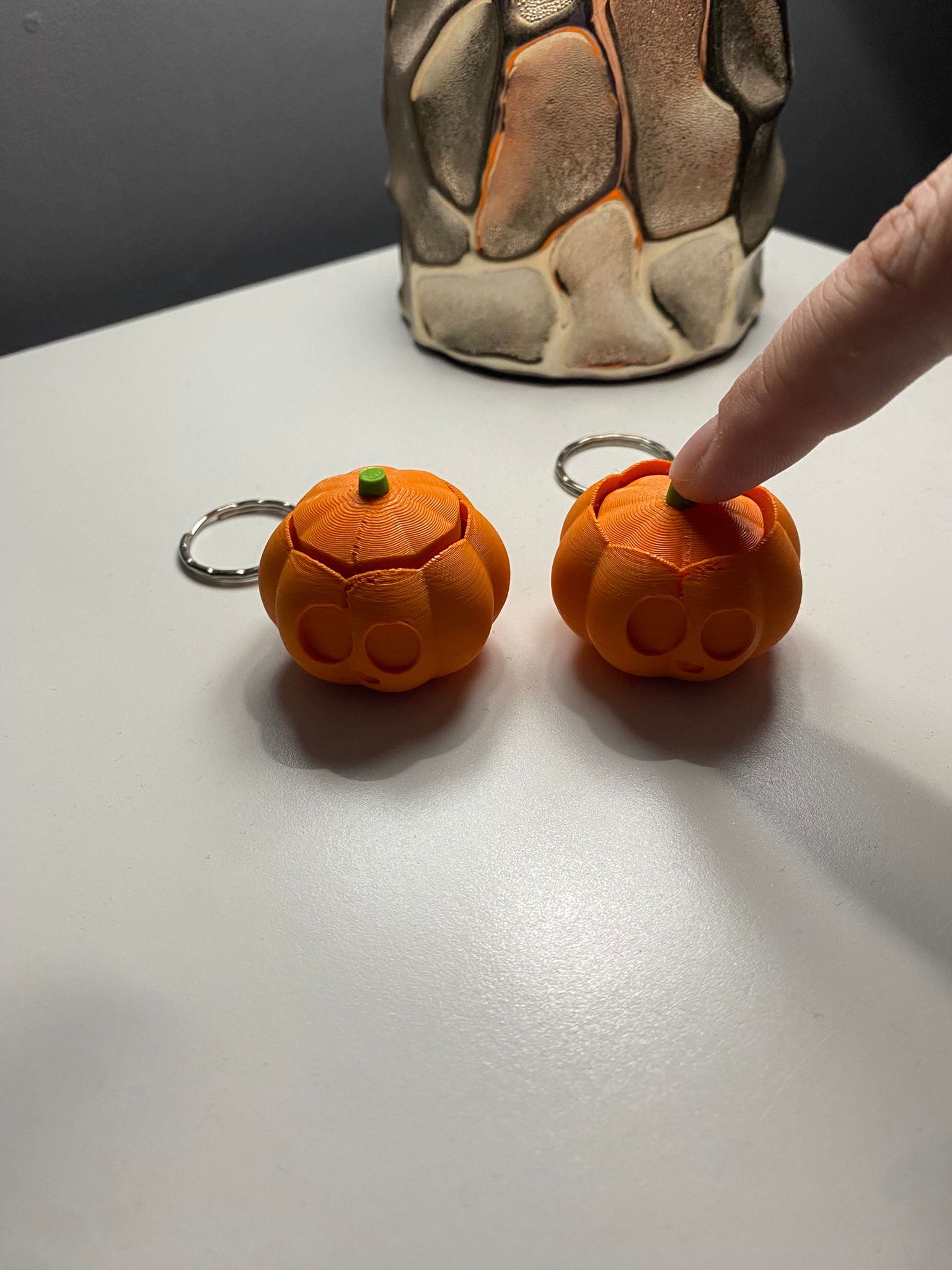 Llavero de calabaza
