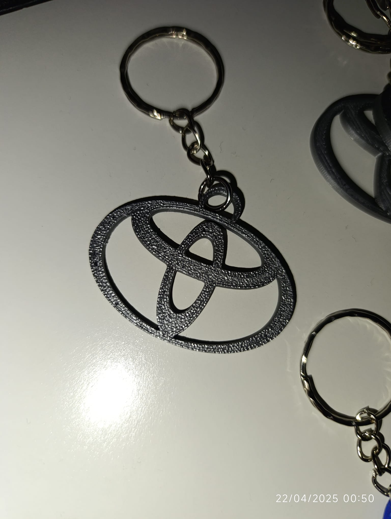 Llavero Plateado Toyota