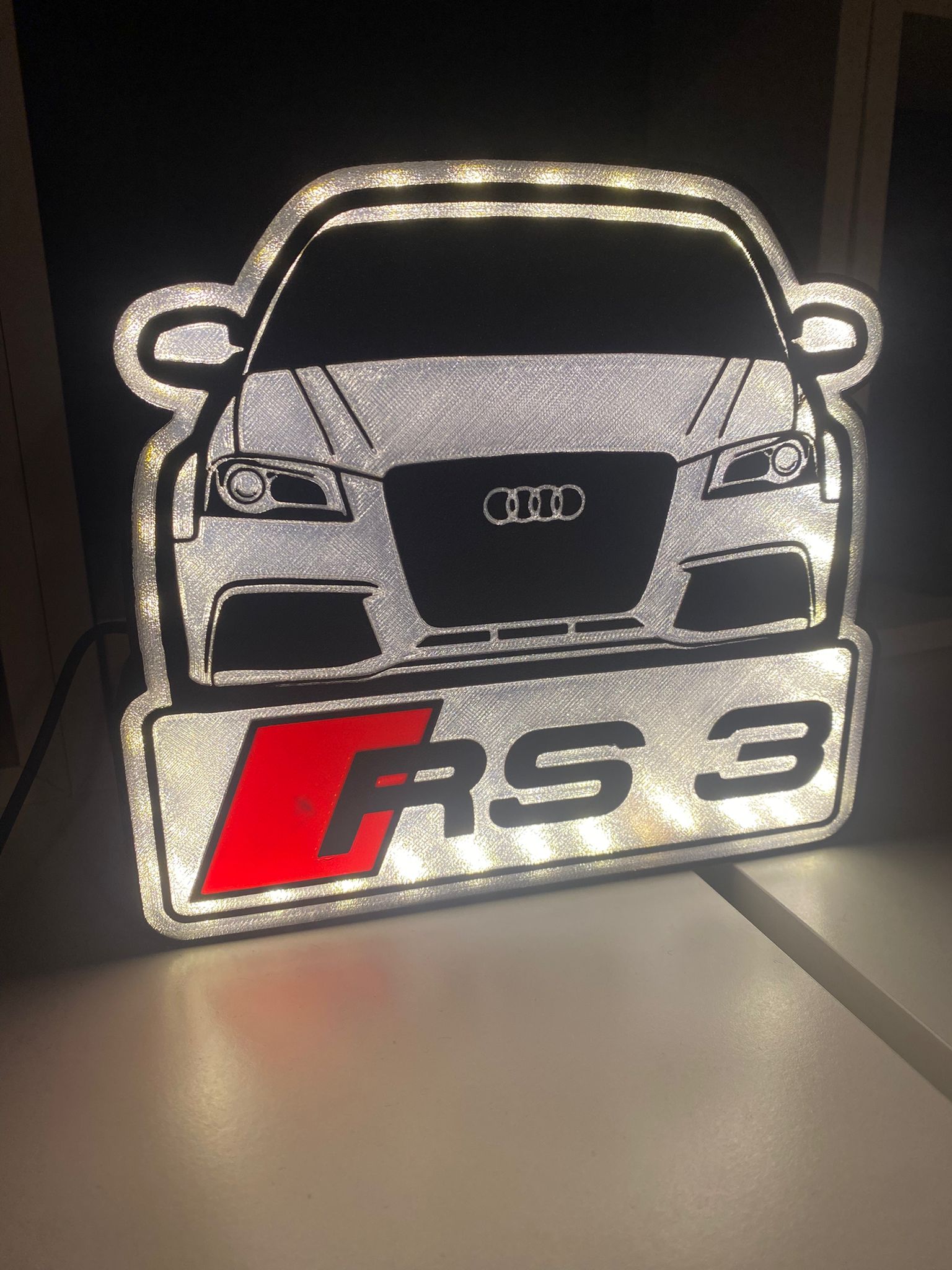 Letrero Luminoso Audi RS3