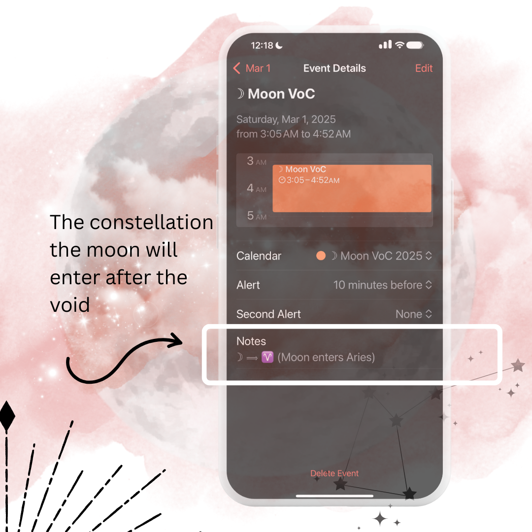 Moon VoC Calendar