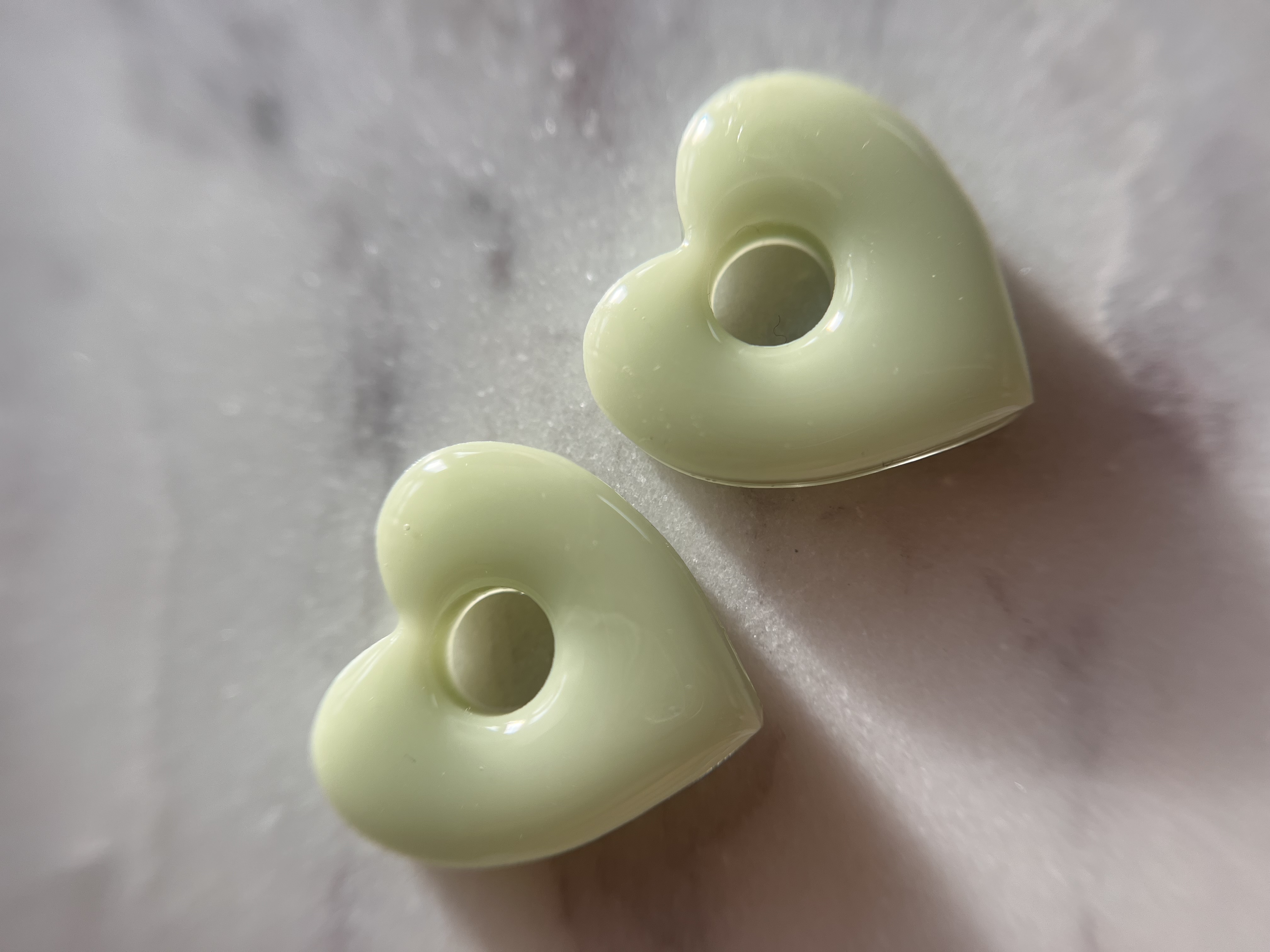  Coeur pastel vert