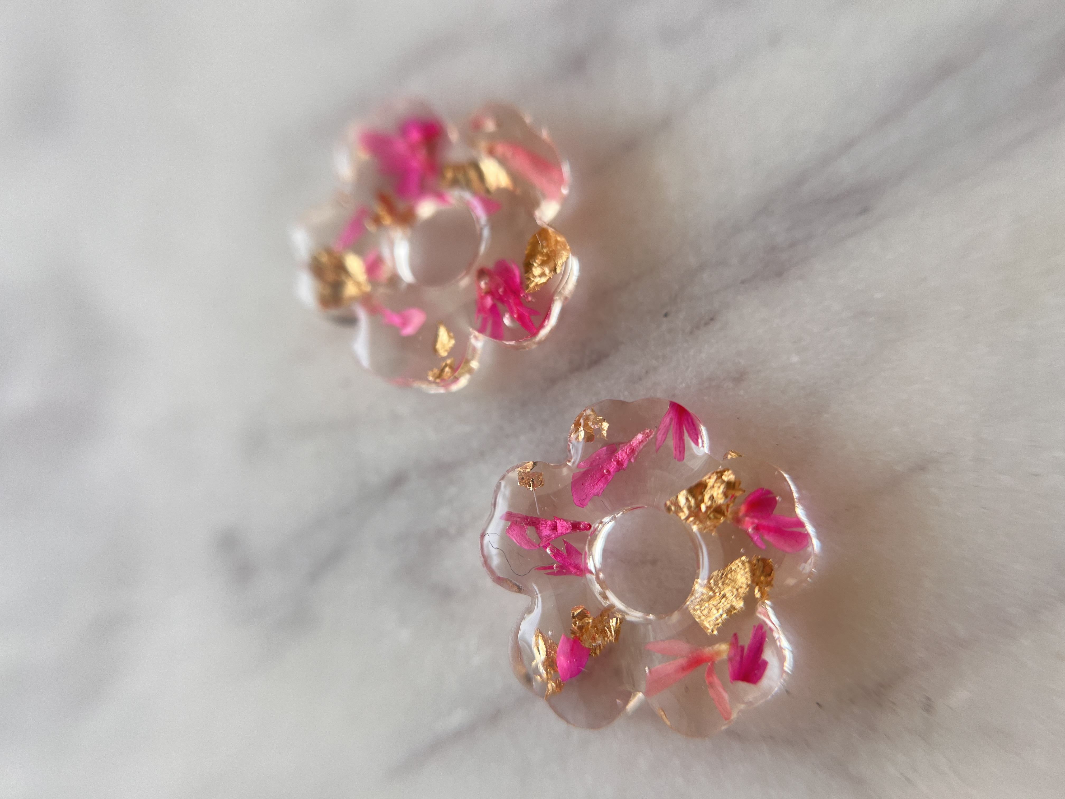 Sakura Pétale de fleur et feuille d'or