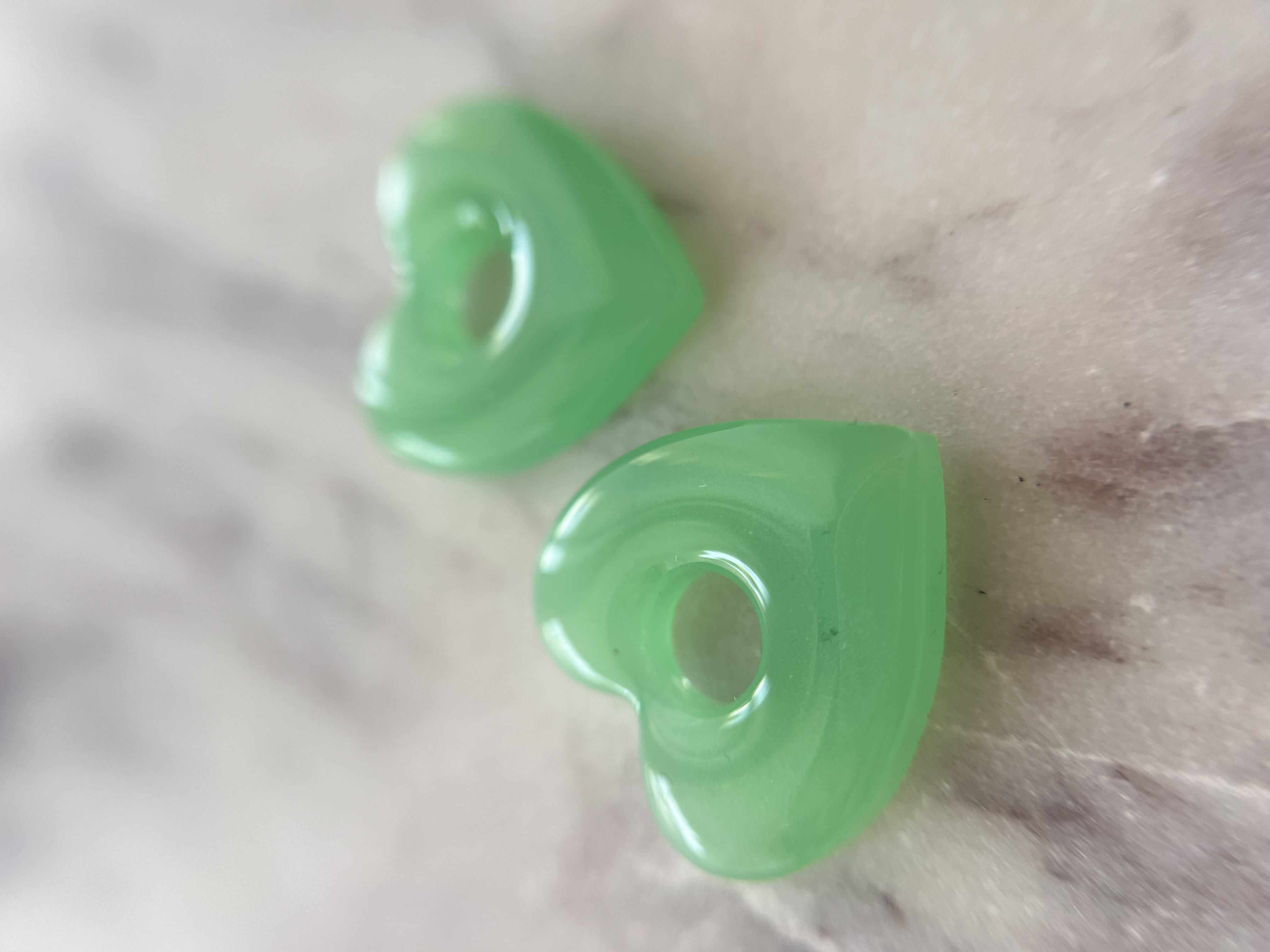 Coeur vert d'eau