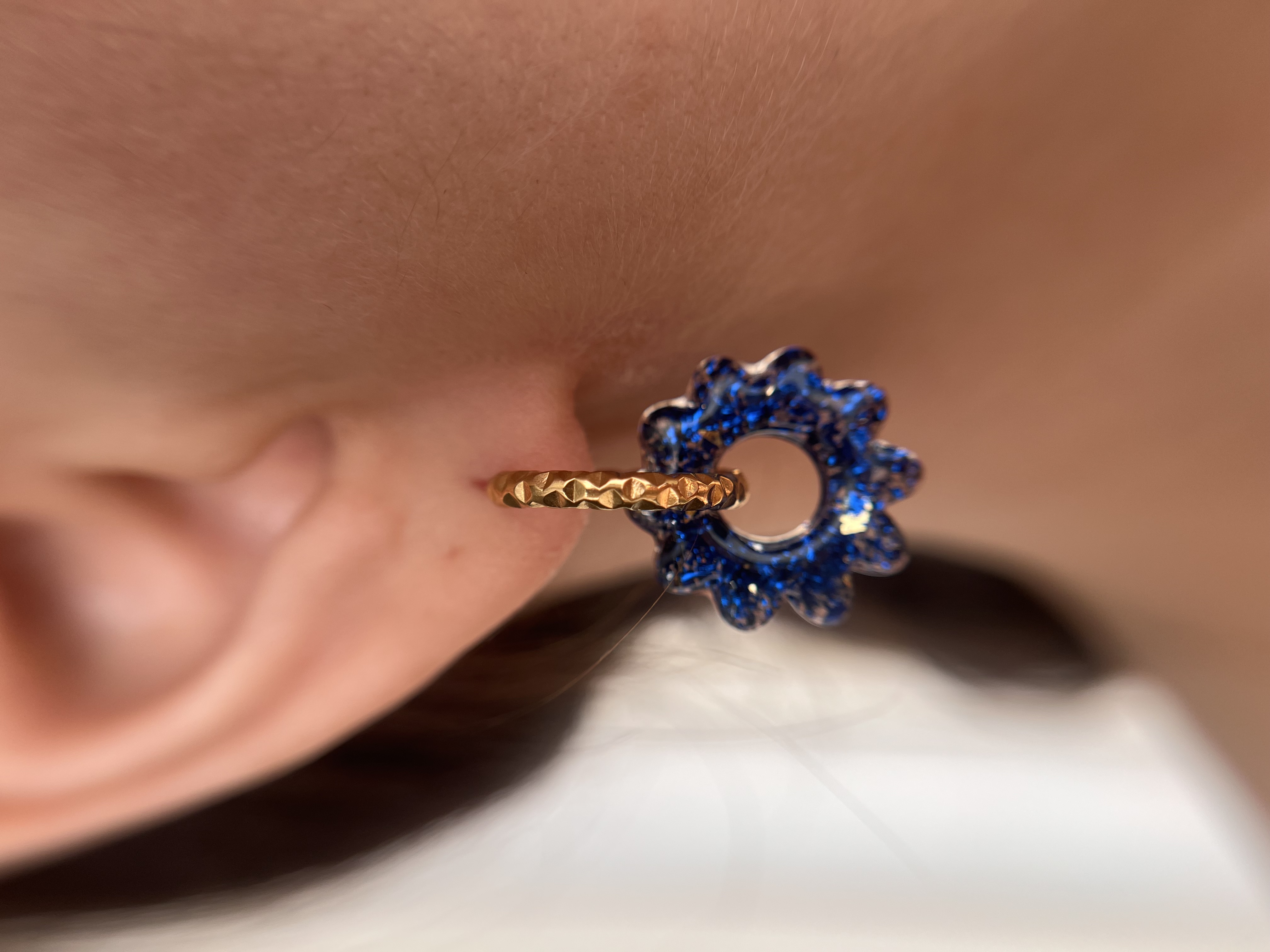 L'Amoureuse Métallisé Bleu