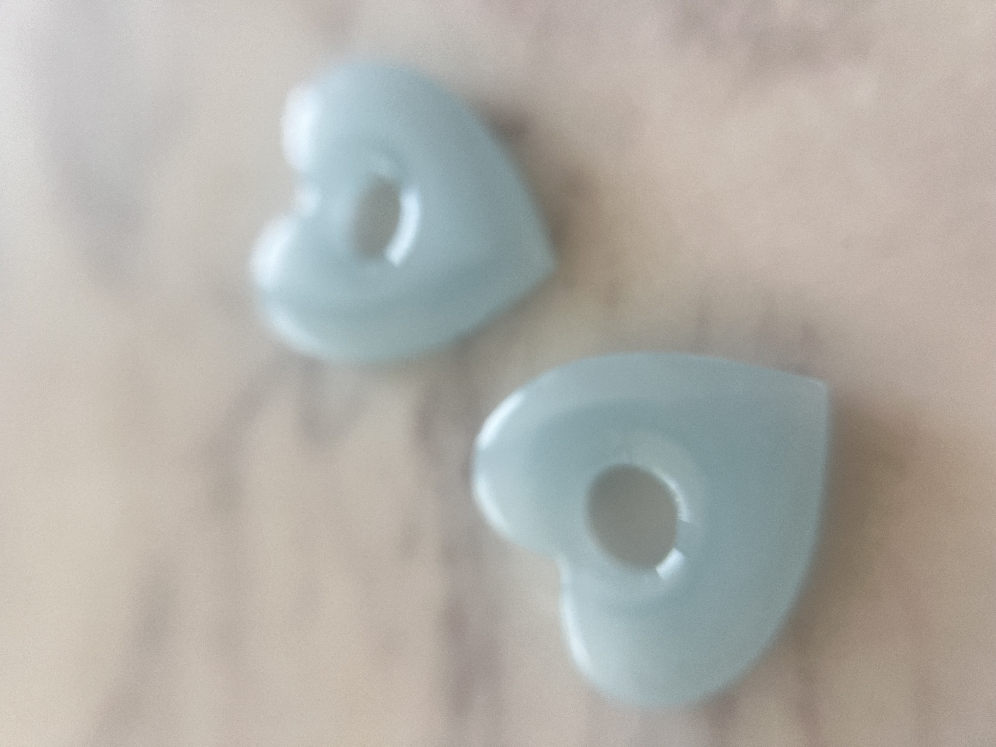 Velours Coeur Bleu Clair