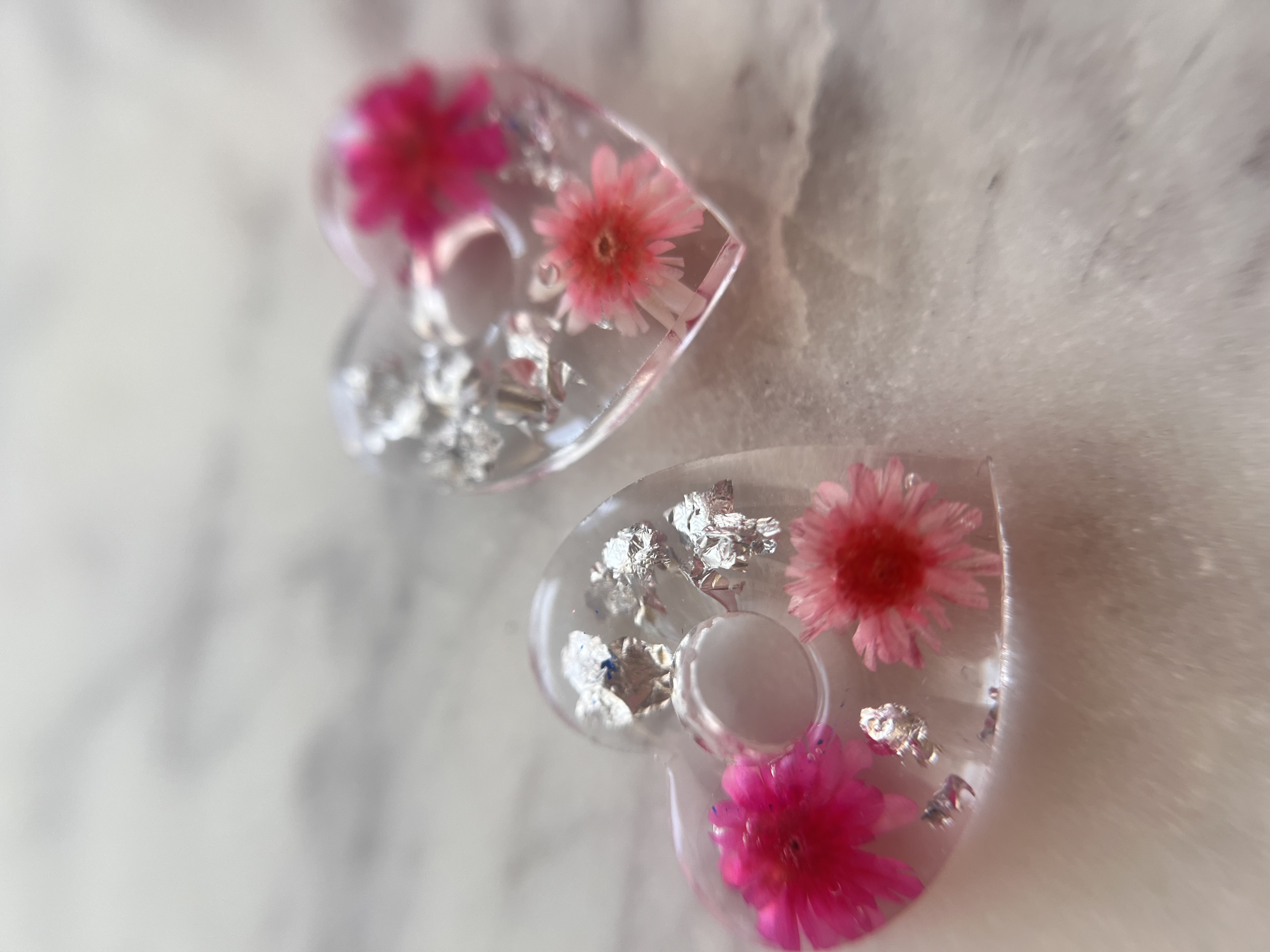  Coeur Fleurs Roses