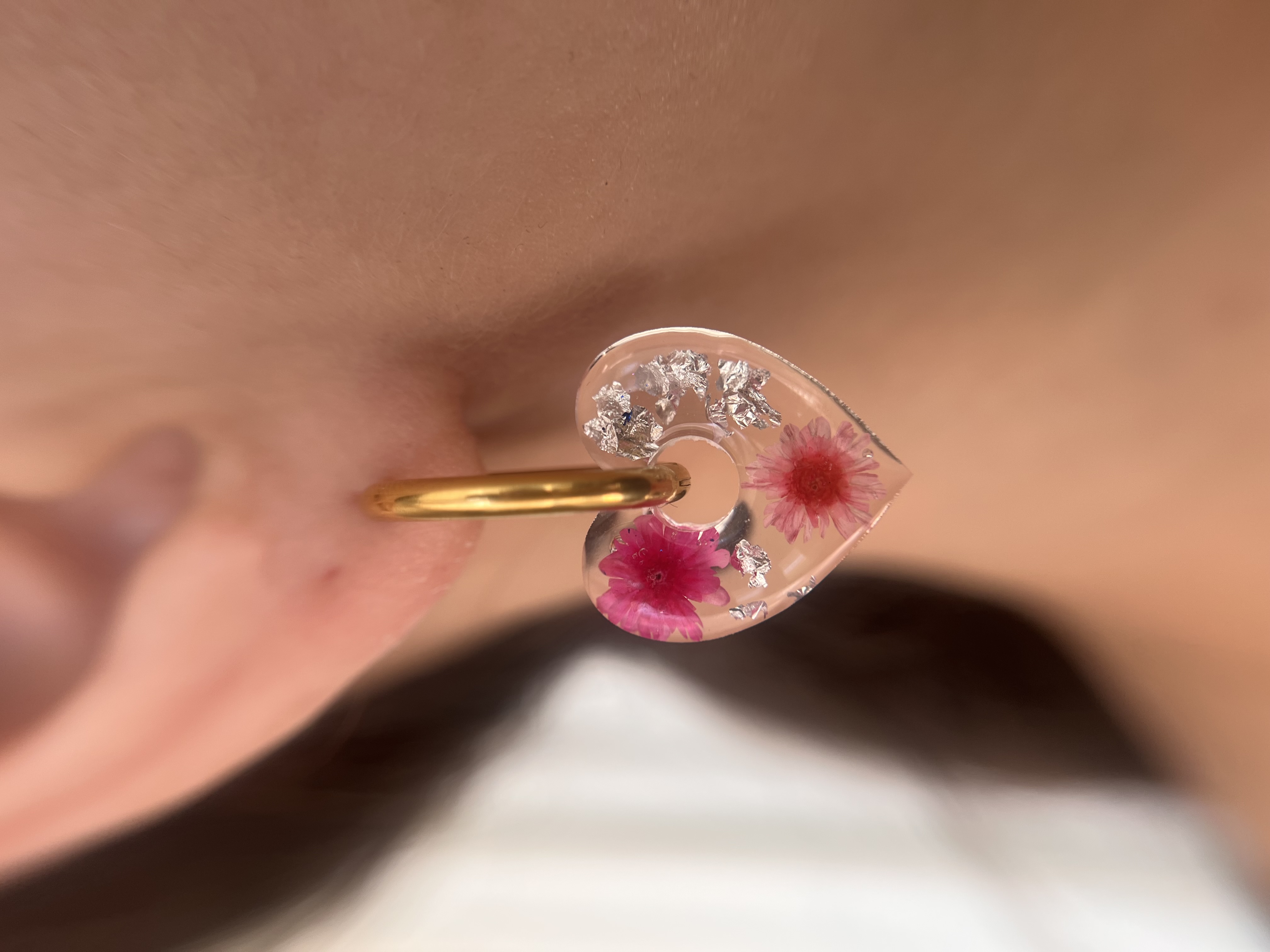  Coeur Fleurs Roses
