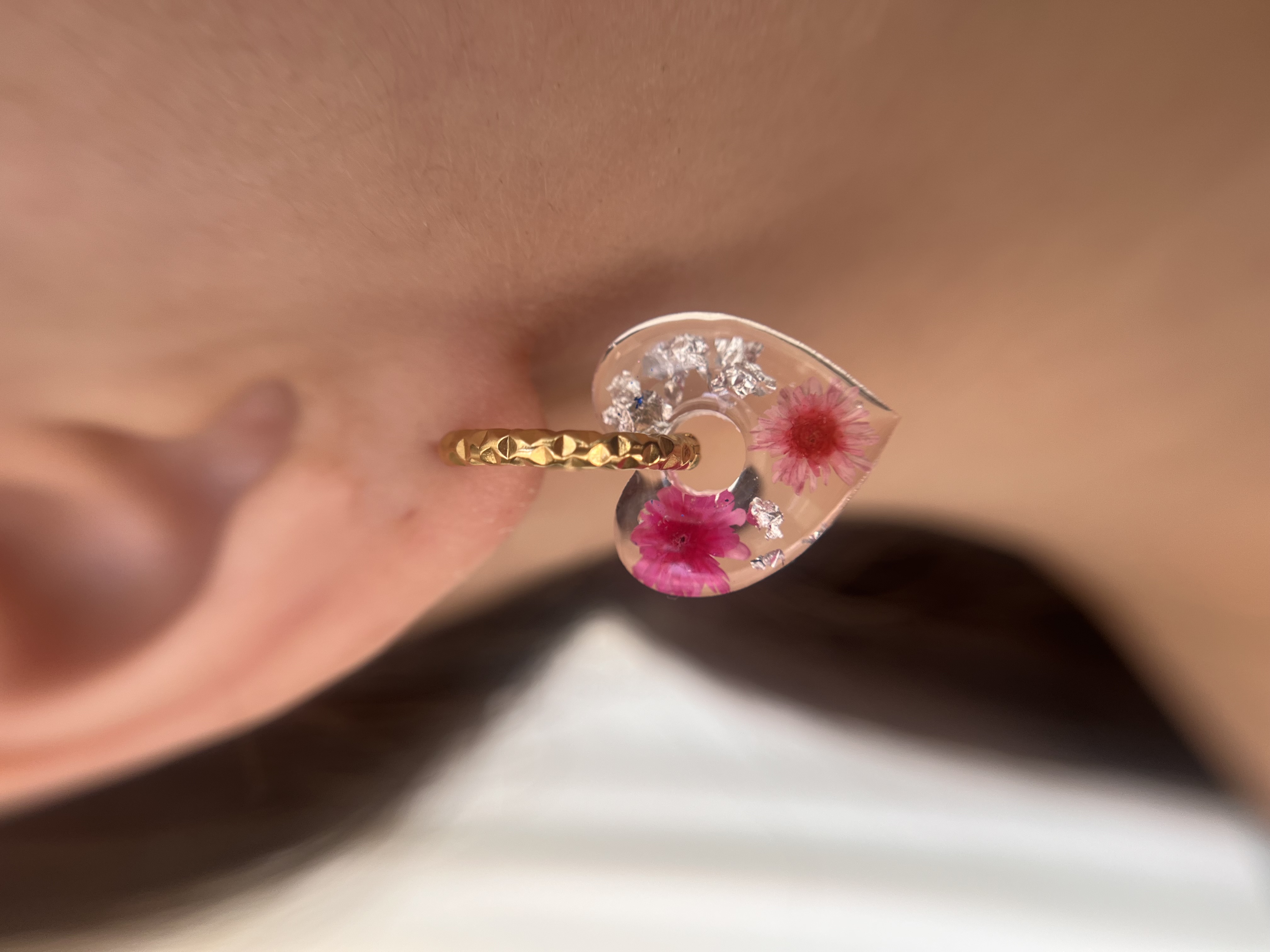  Coeur Fleurs Roses