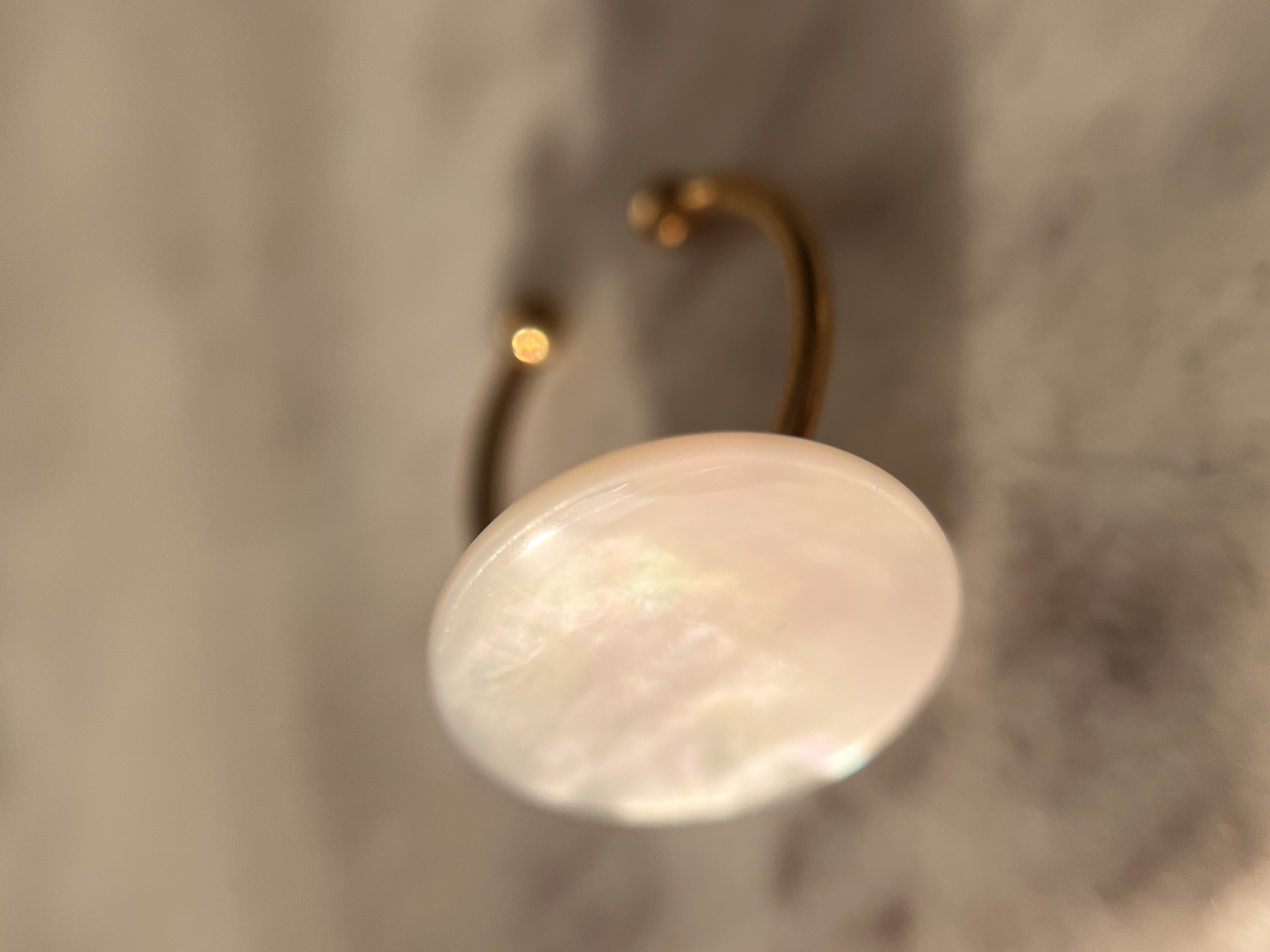 Bague Nacre Blanche
