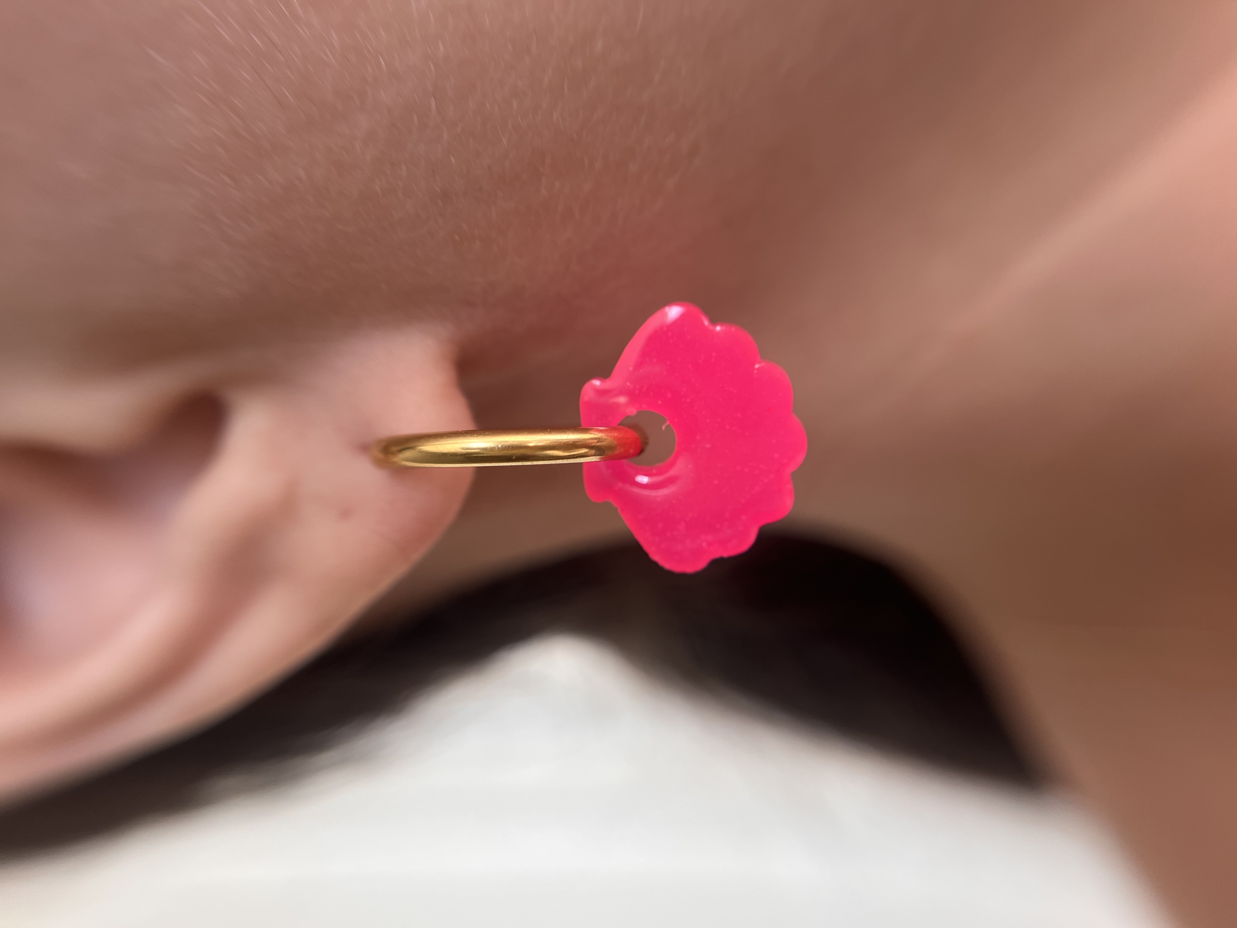 Coquillage Rose Fluo