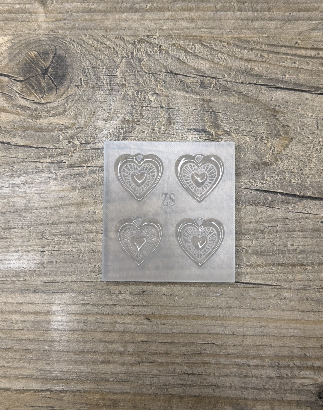 Moule Coeur Ludmila 25mm