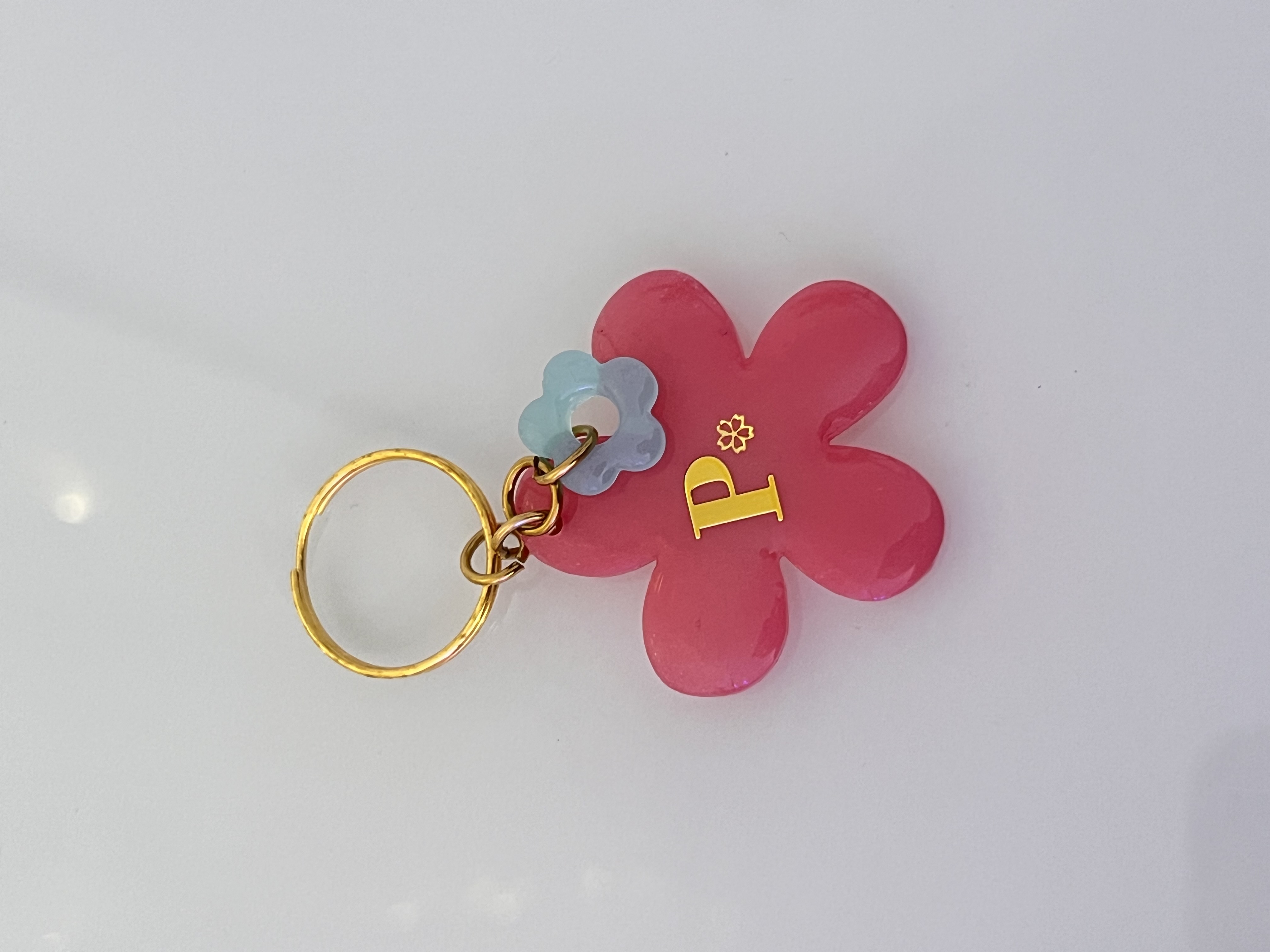 Porte-clefs fleur 