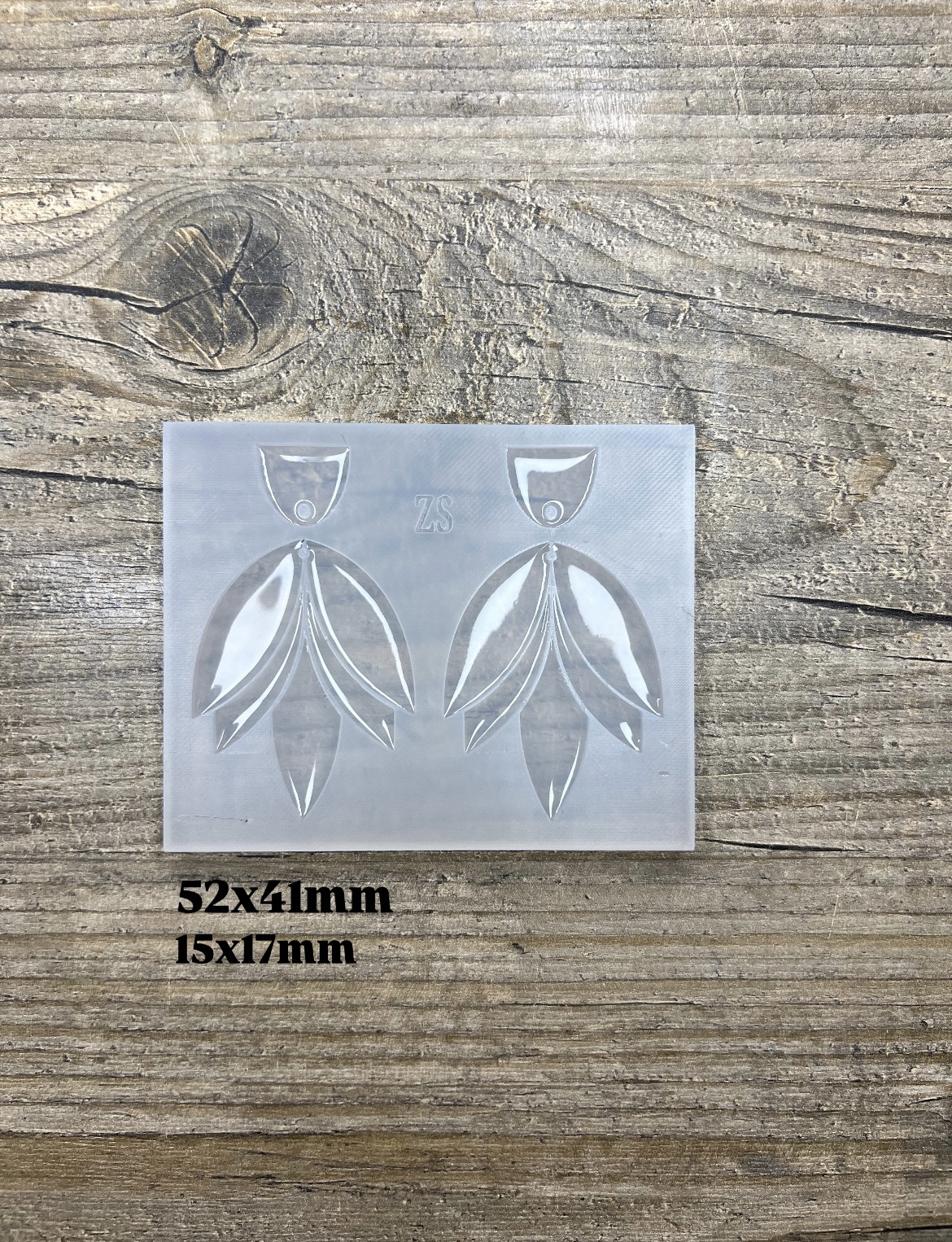 Moule Boucle d'oreille 52x41mm