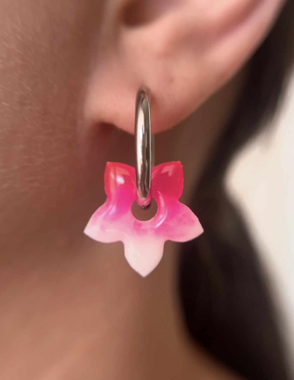 Vanilla rose fluo et blanc