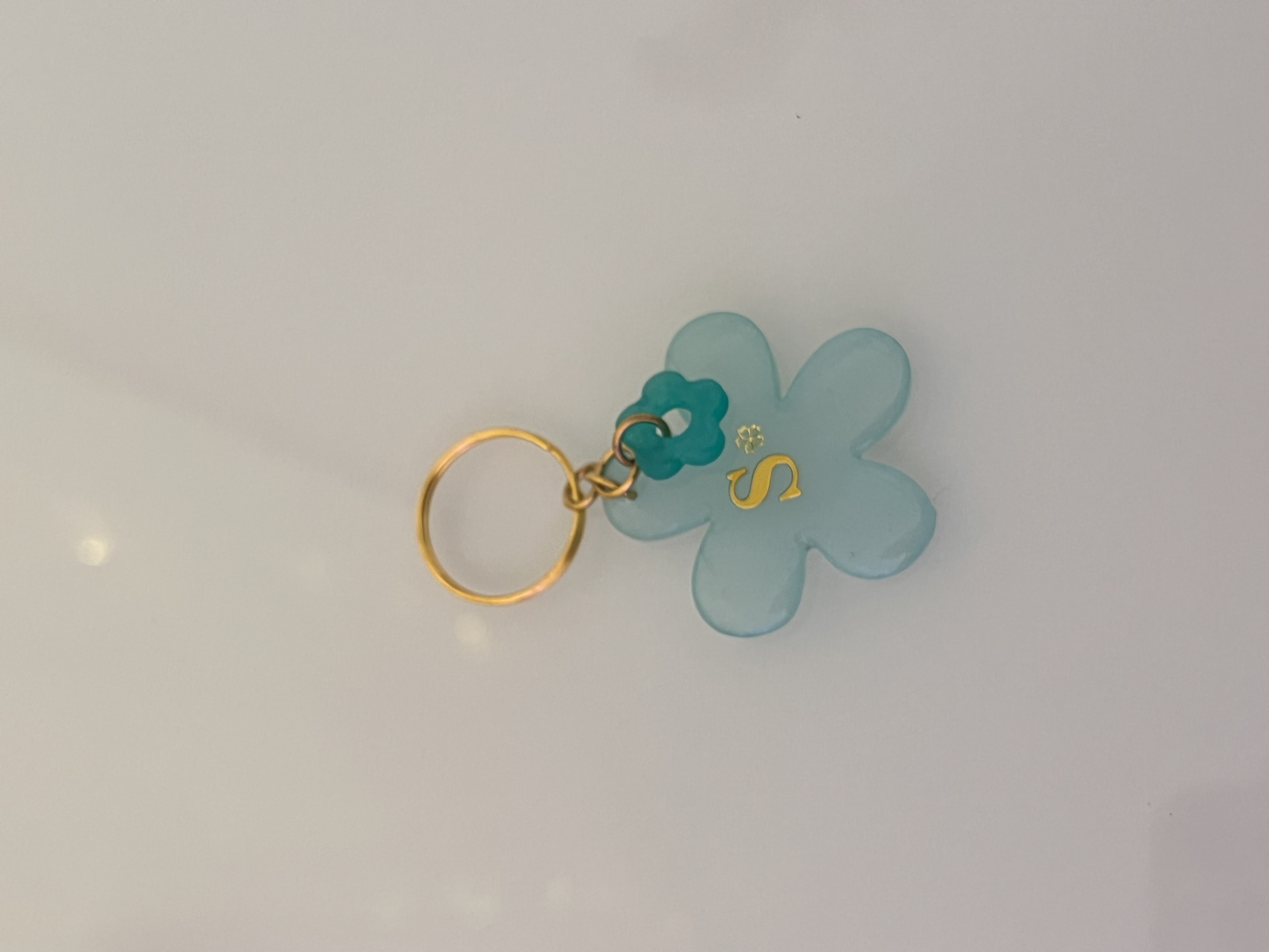 Porte-clefs fleur 