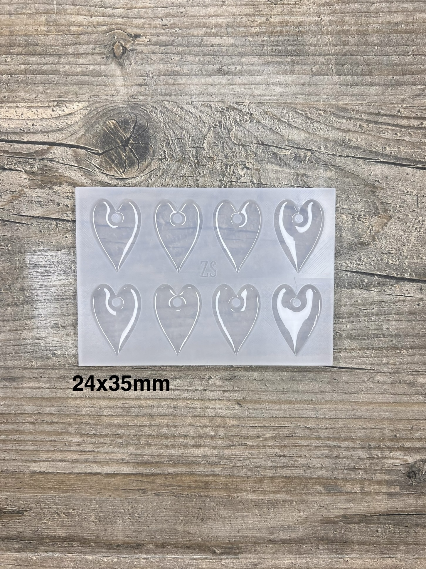 Moule Grand Coeur 24x35mm