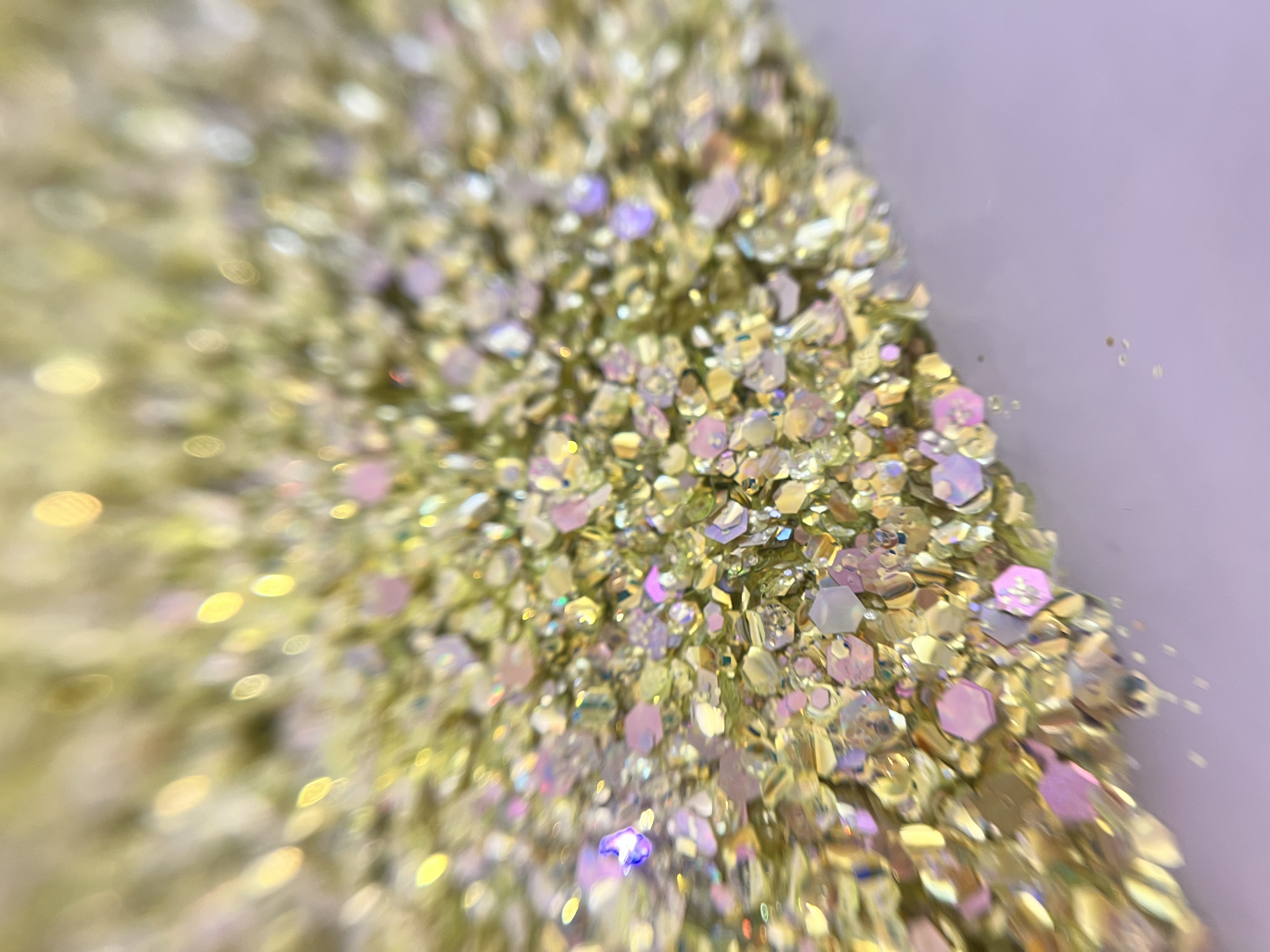 Paillettes Holographiques vert