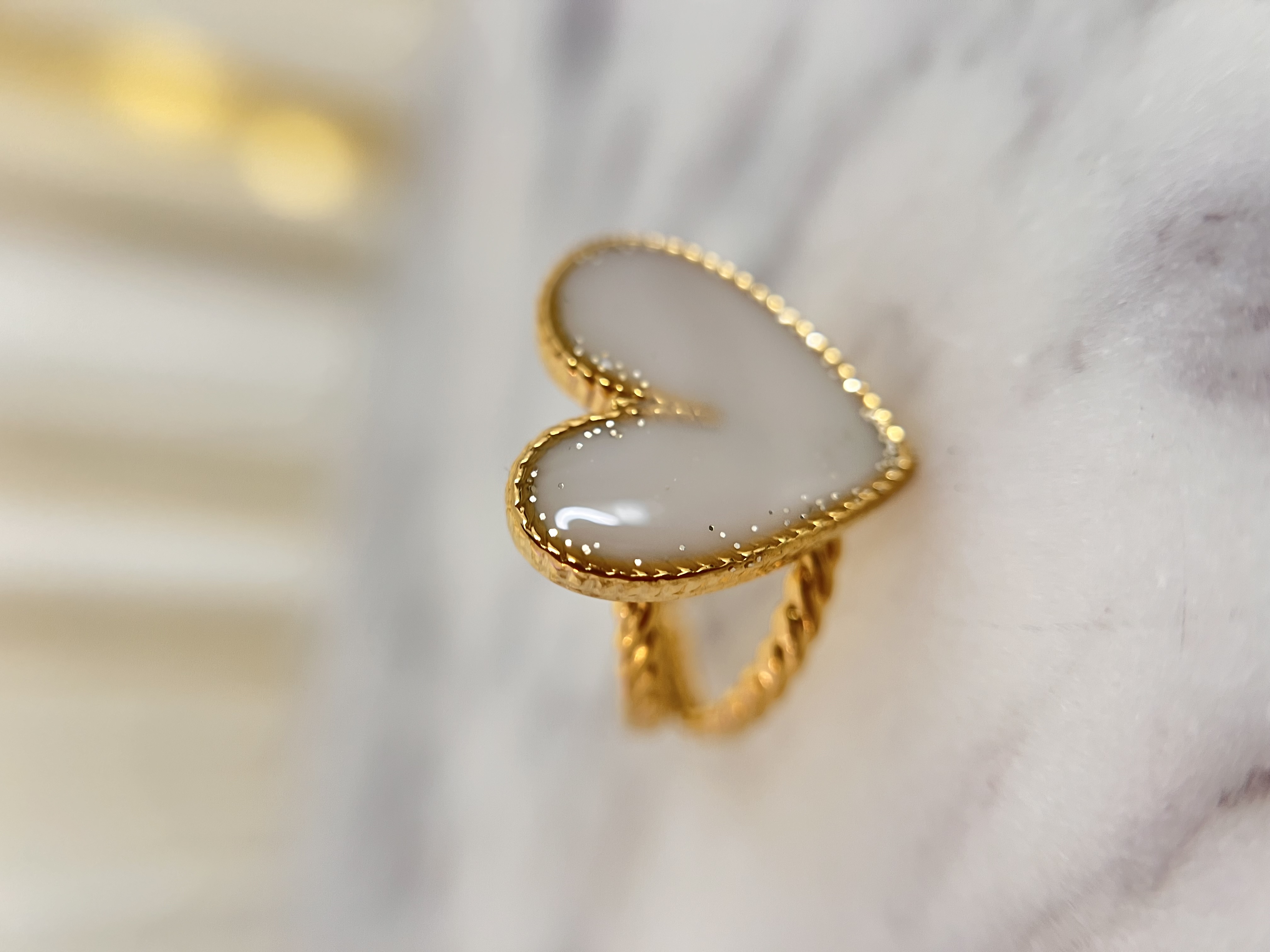 Bague coeur 