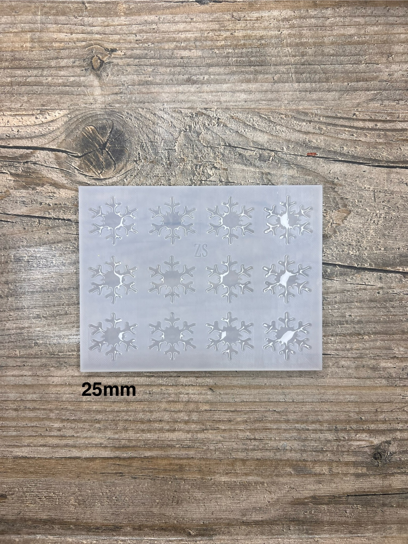 Moule Flocon de neige  25mm