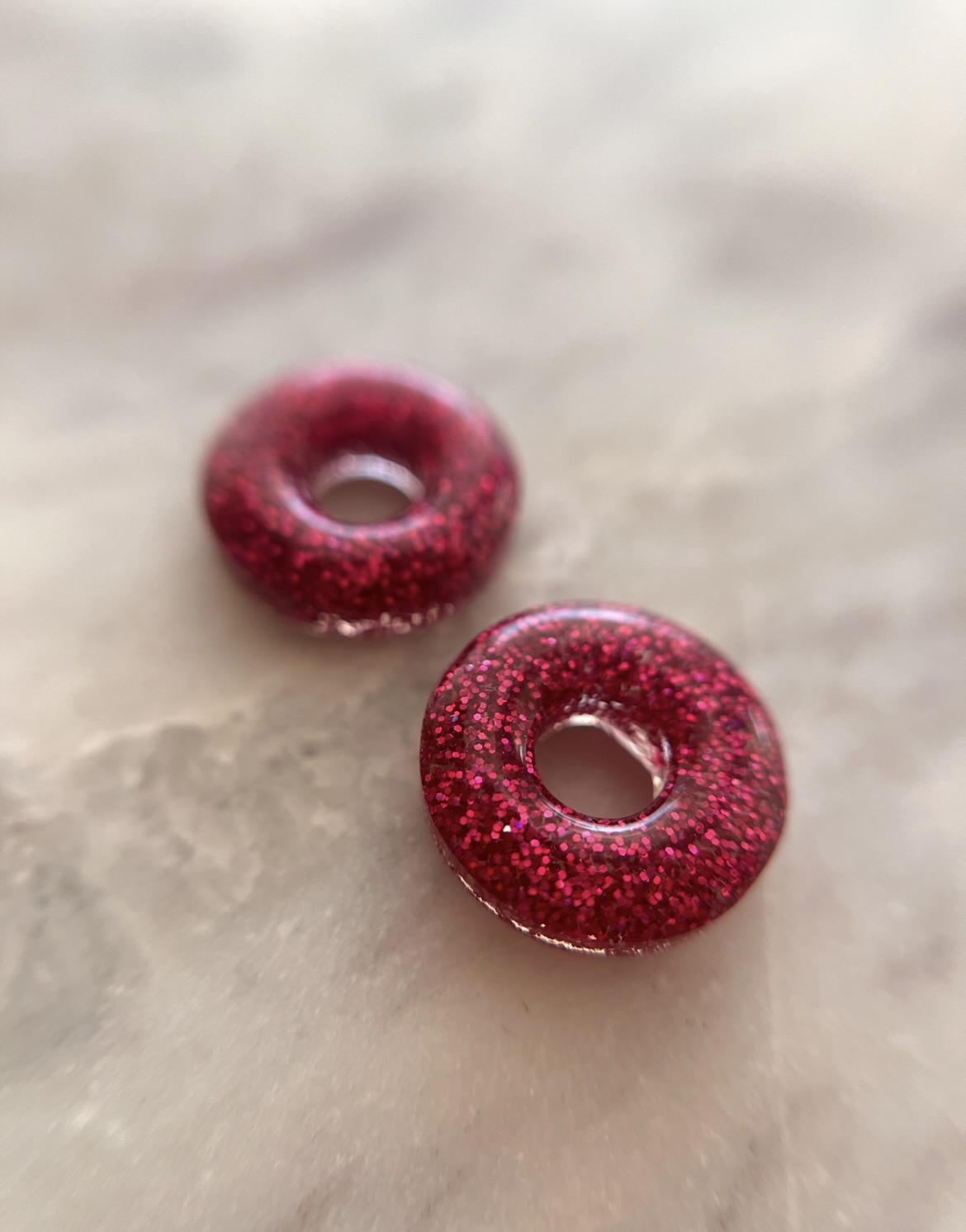 Louve paillette fushia