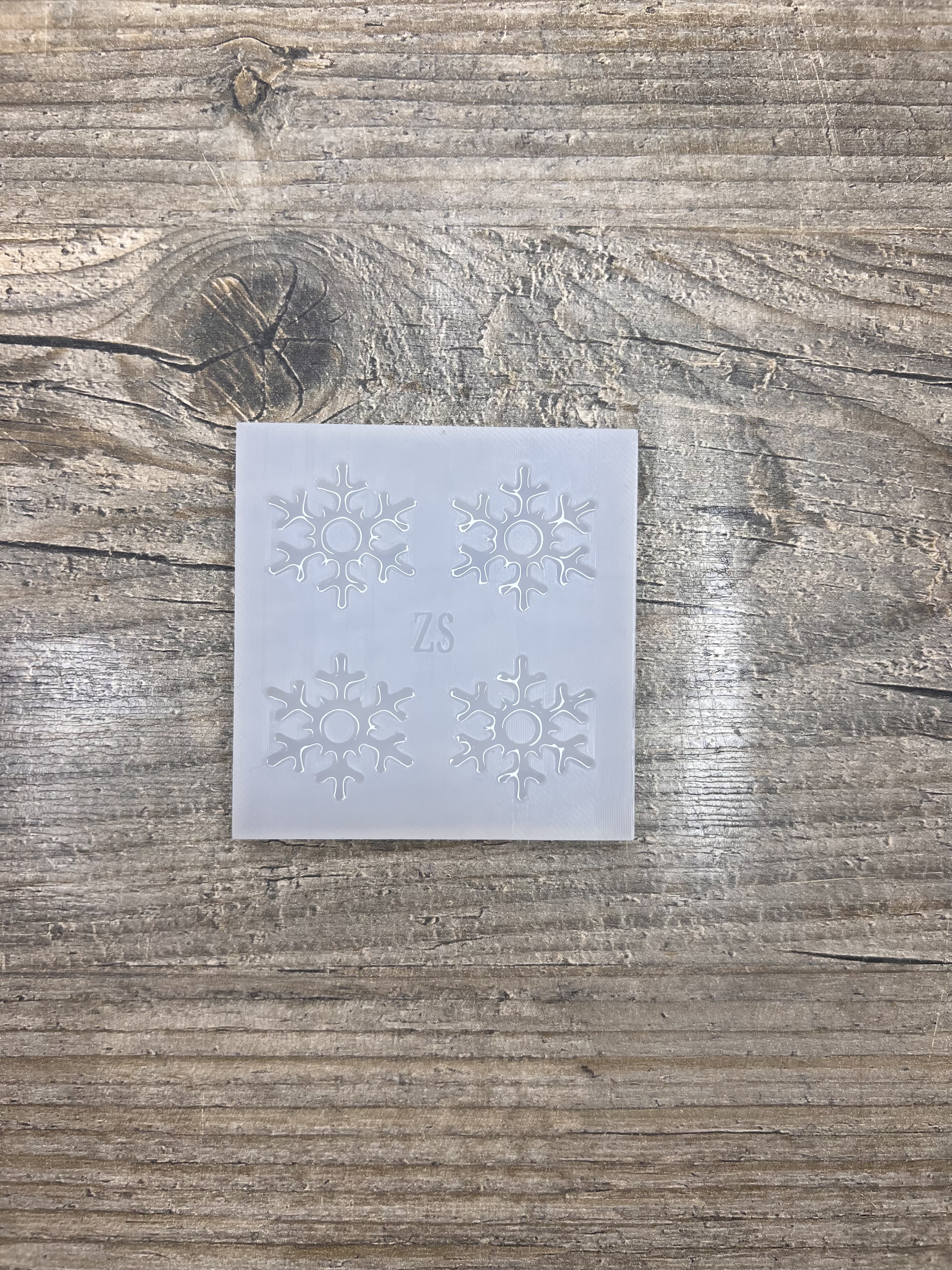 Moule Flocon de neige  25mm