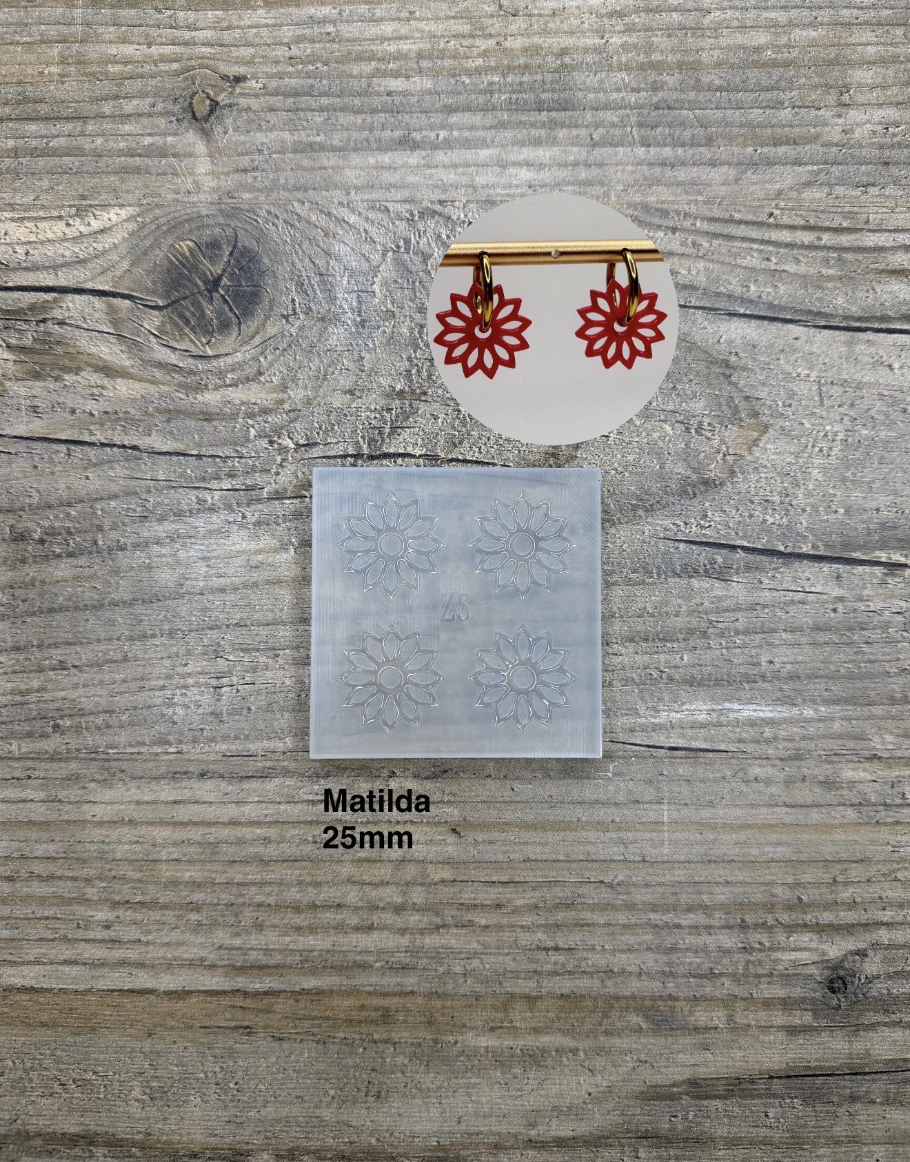 Moule Fleur Matilda 25mm