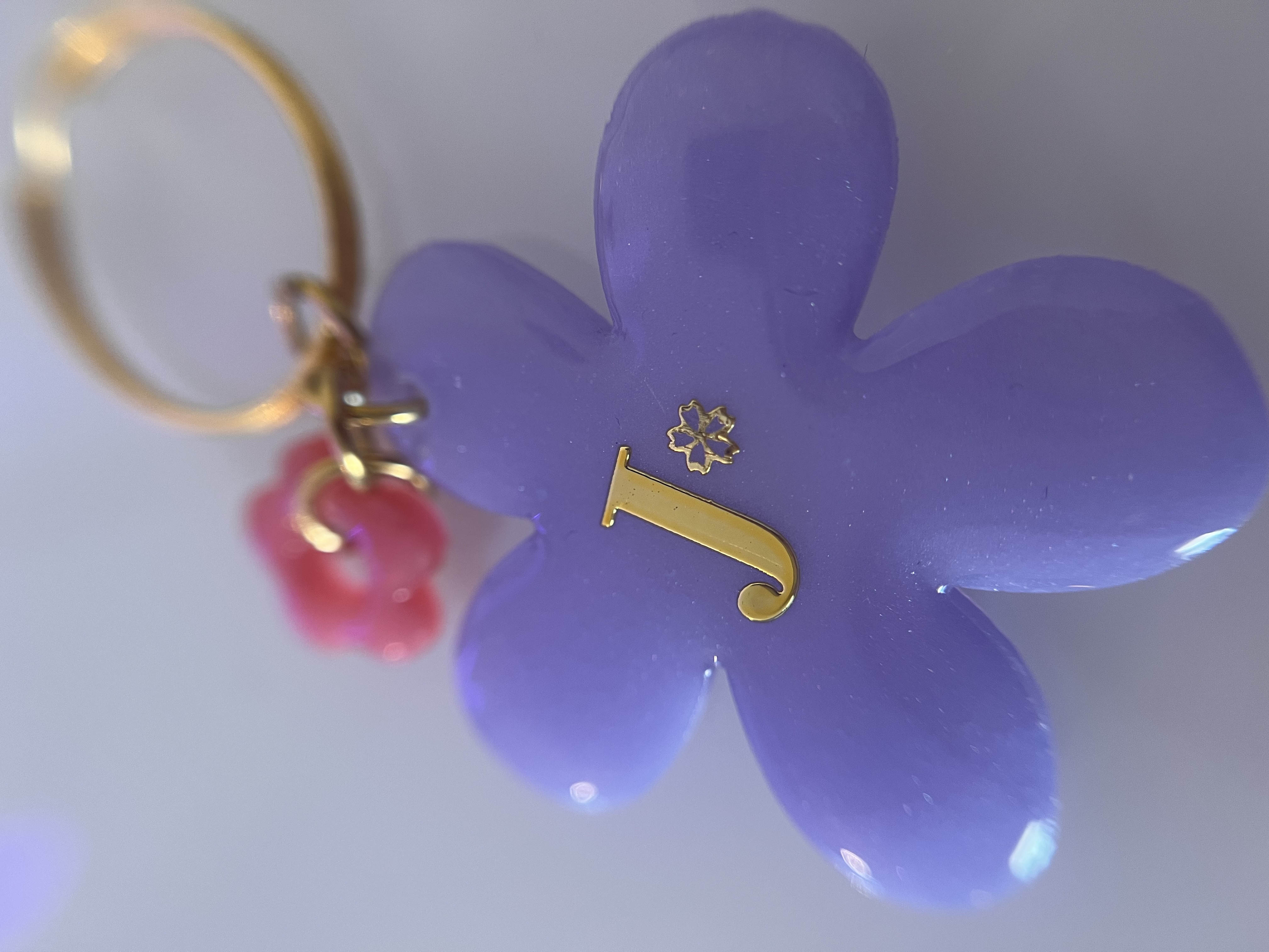 Porte-clefs fleur 