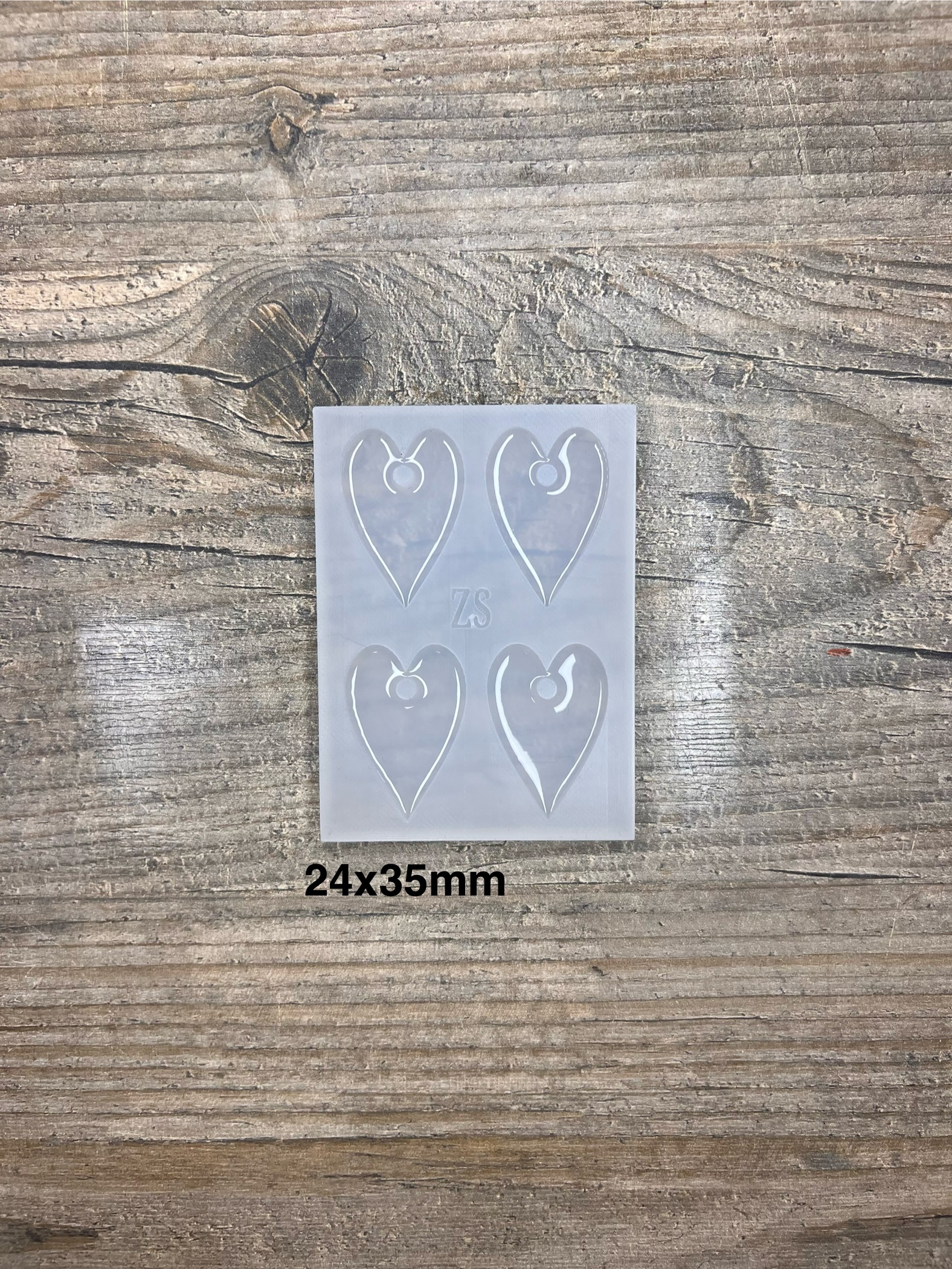 Moule Grand Coeur 24x35mm