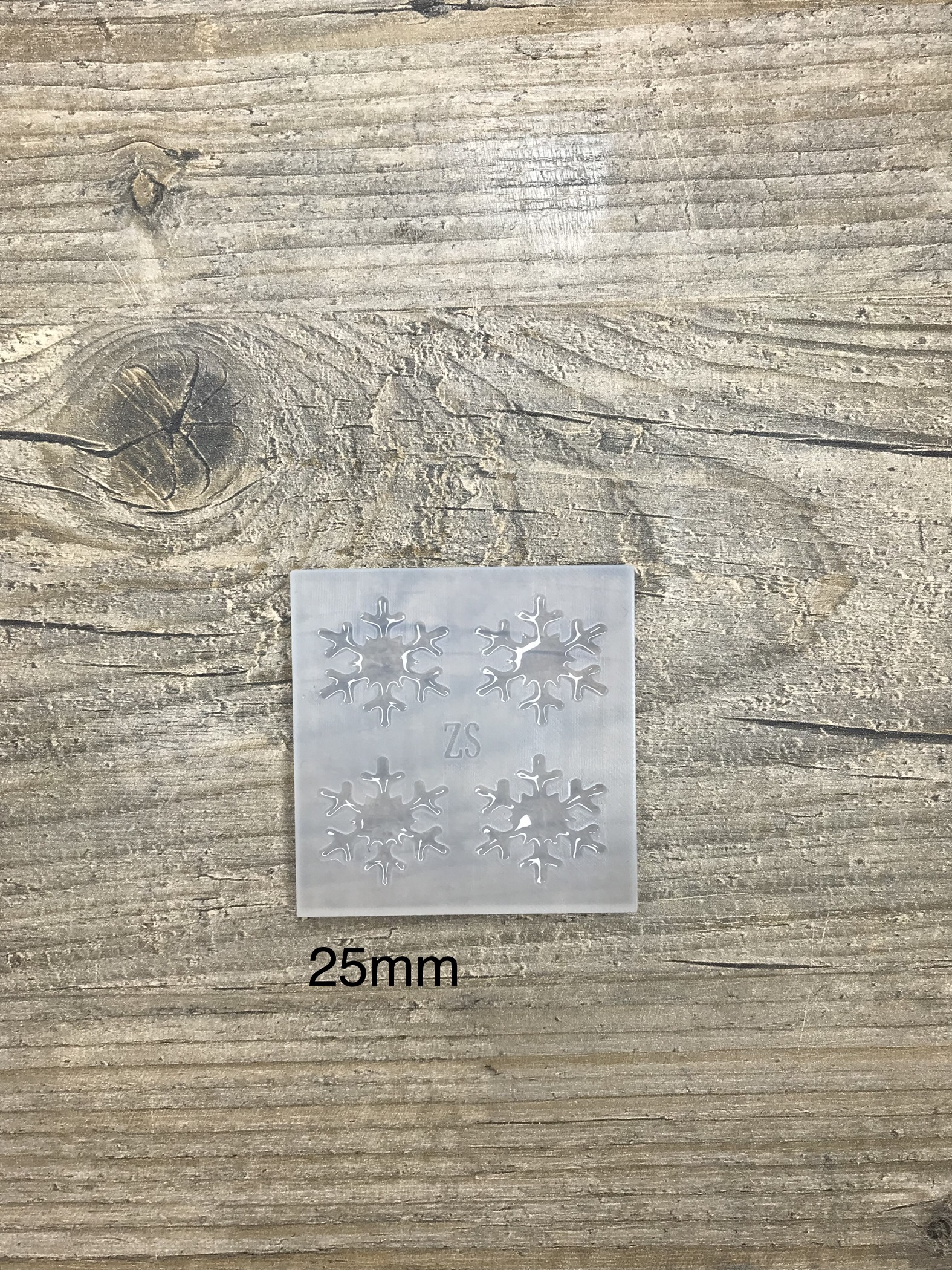 Moule Flocon de Neige  25mm