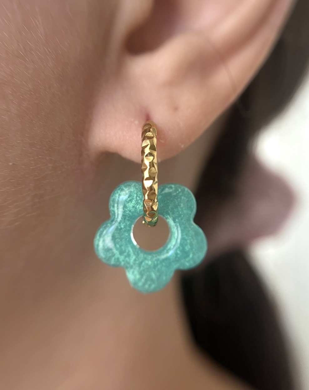  Flower turquoise