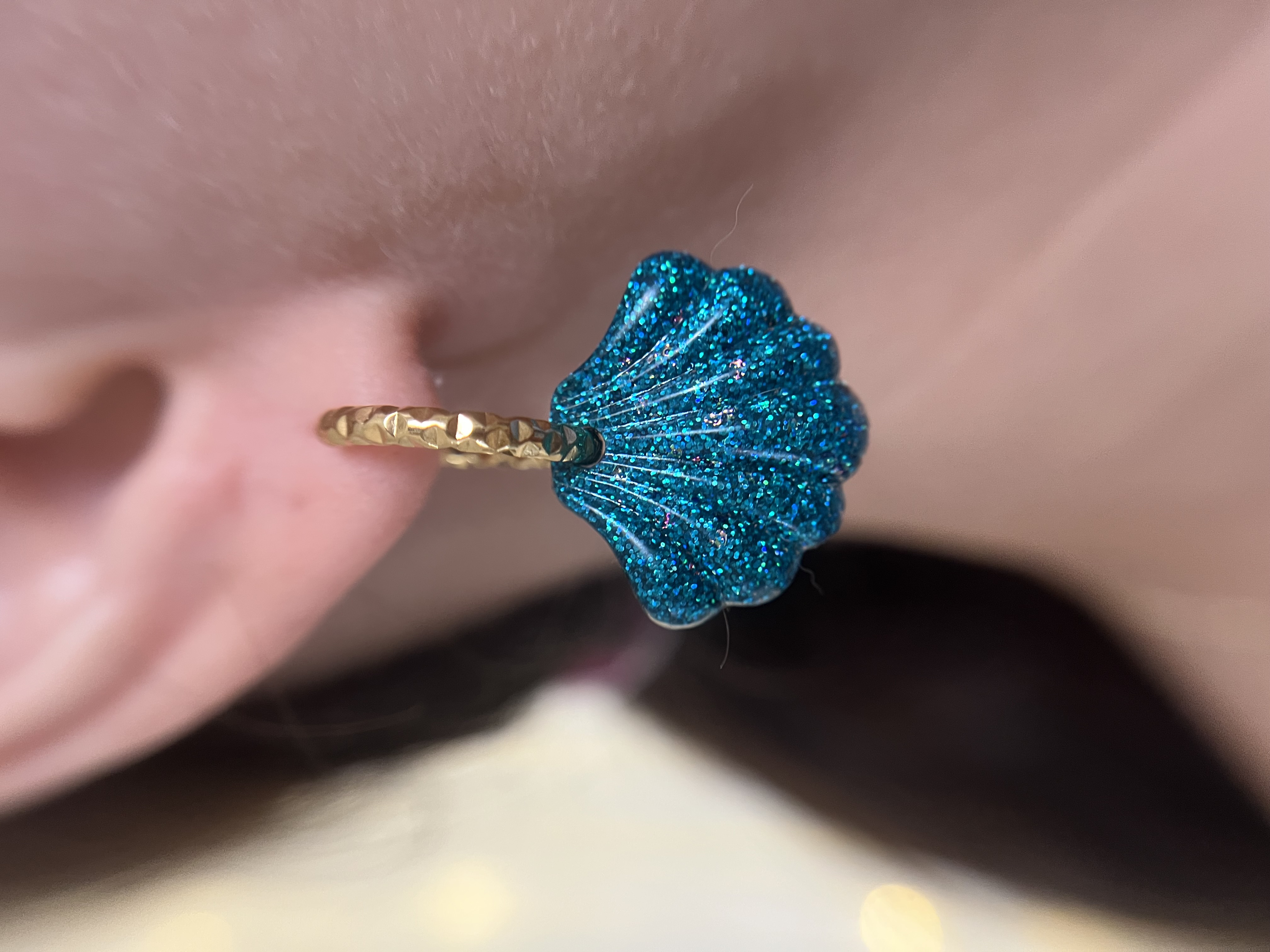 Coquillage turquoise