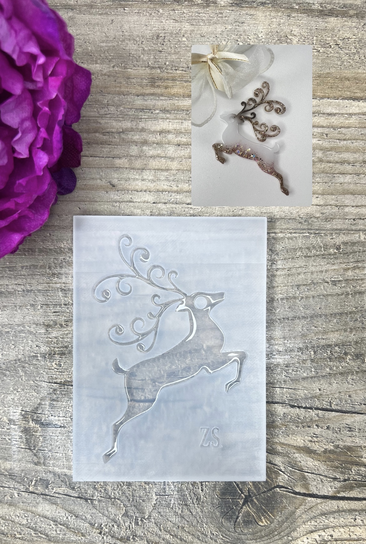 Moule Grand Cerf de Noël 