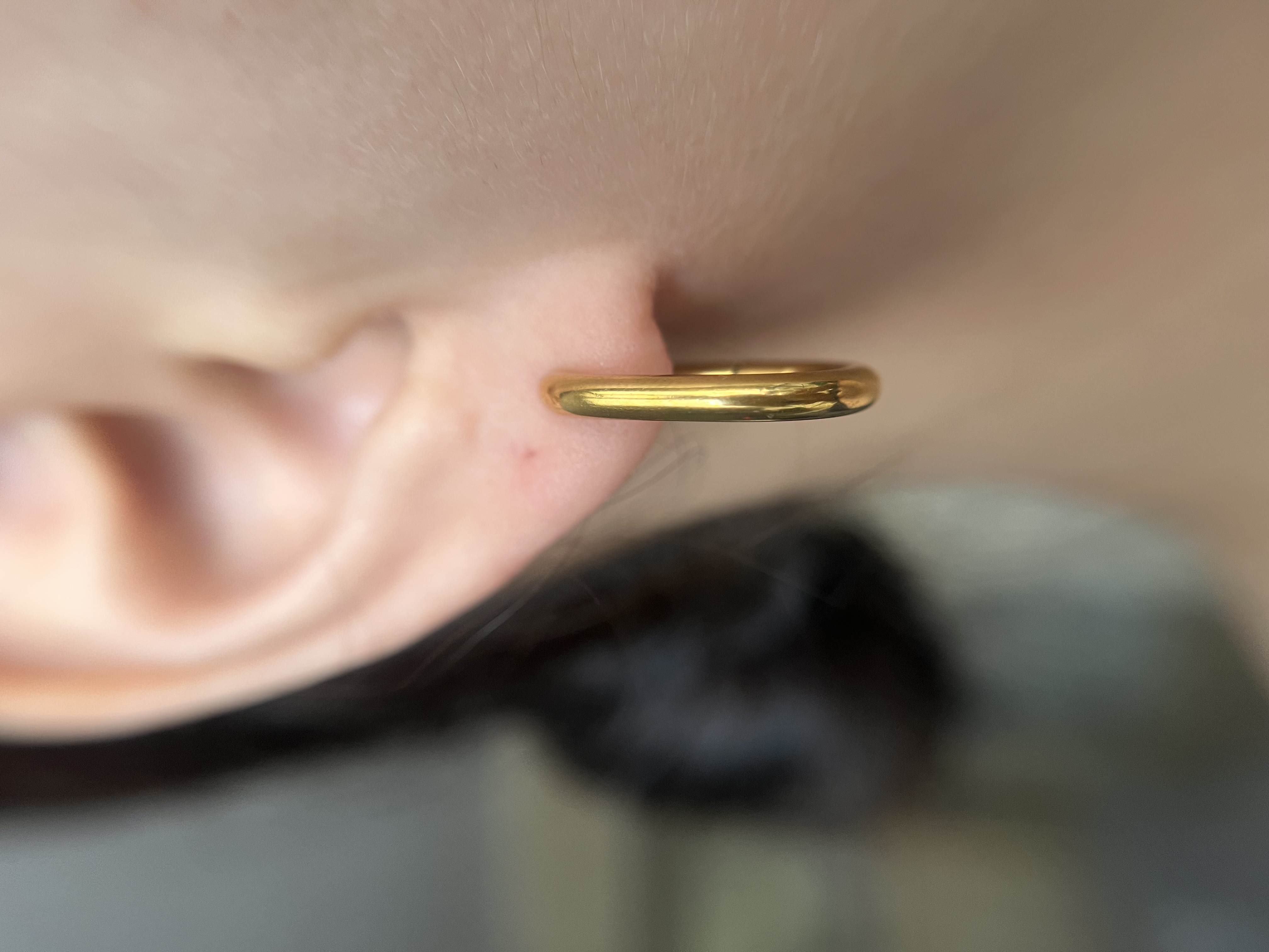 Créoles Carrées dorées 20mm