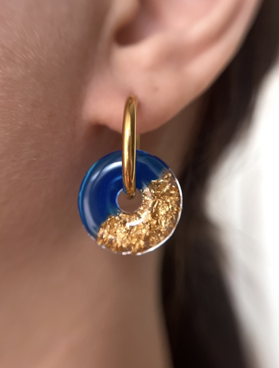Les Originales bleu et feuille d'or