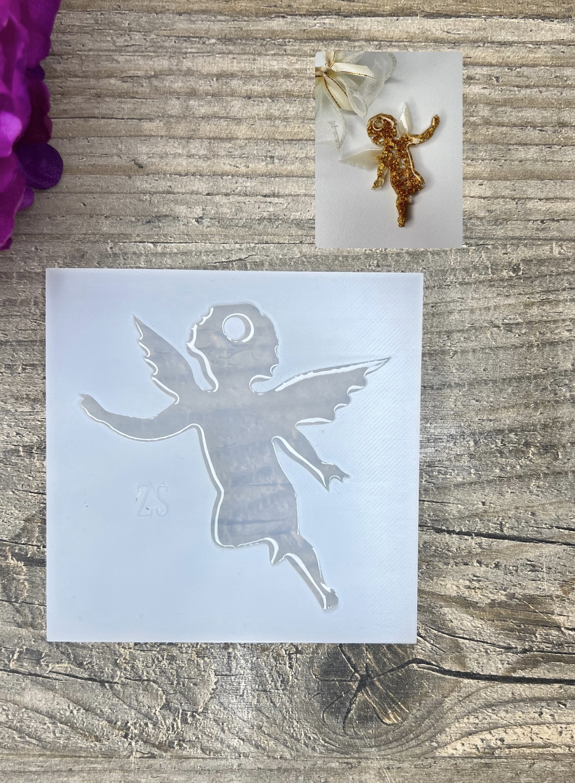 Moule Déco Ange de Noël 75mm