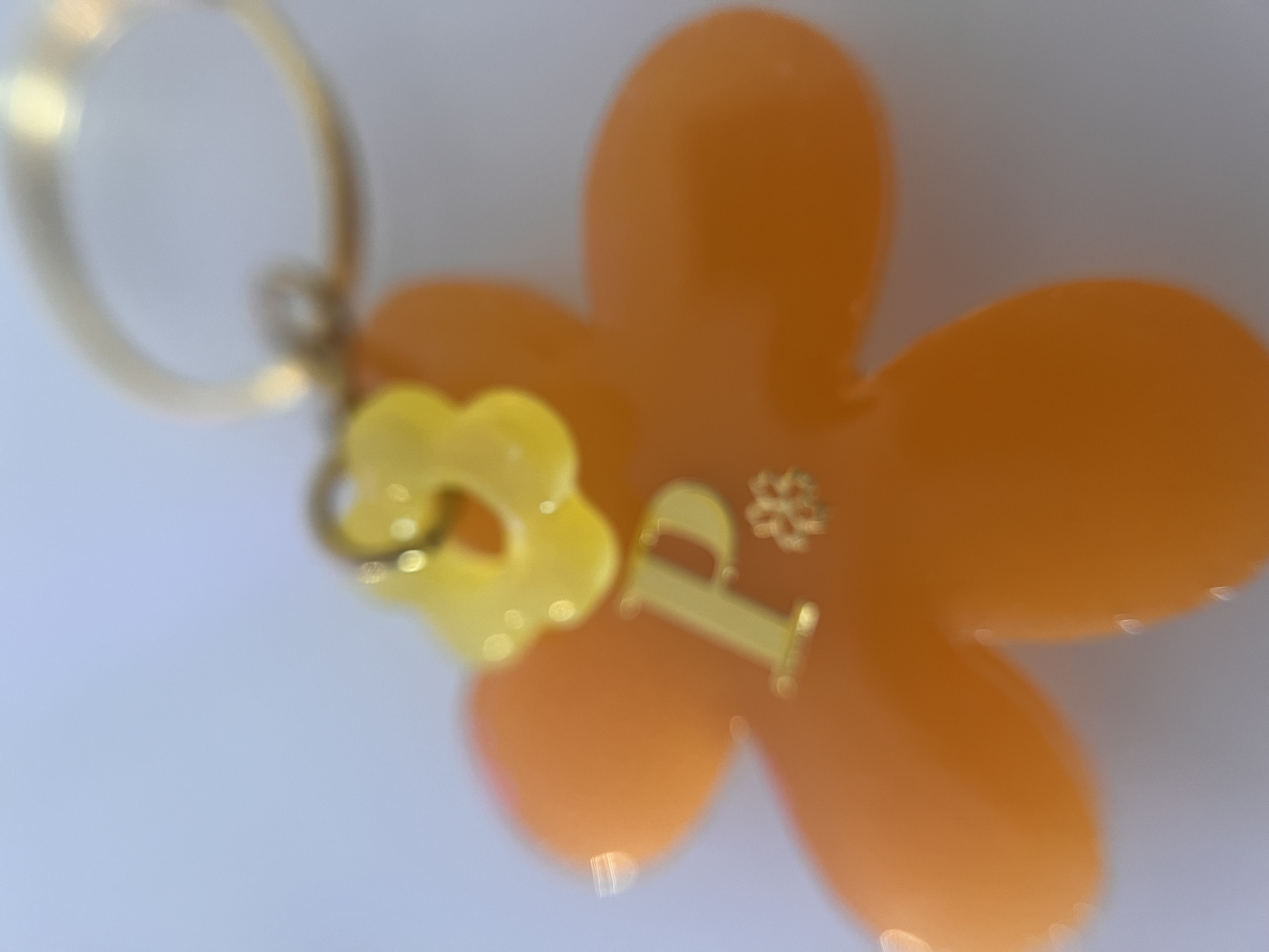 Porte-clefs fleur 