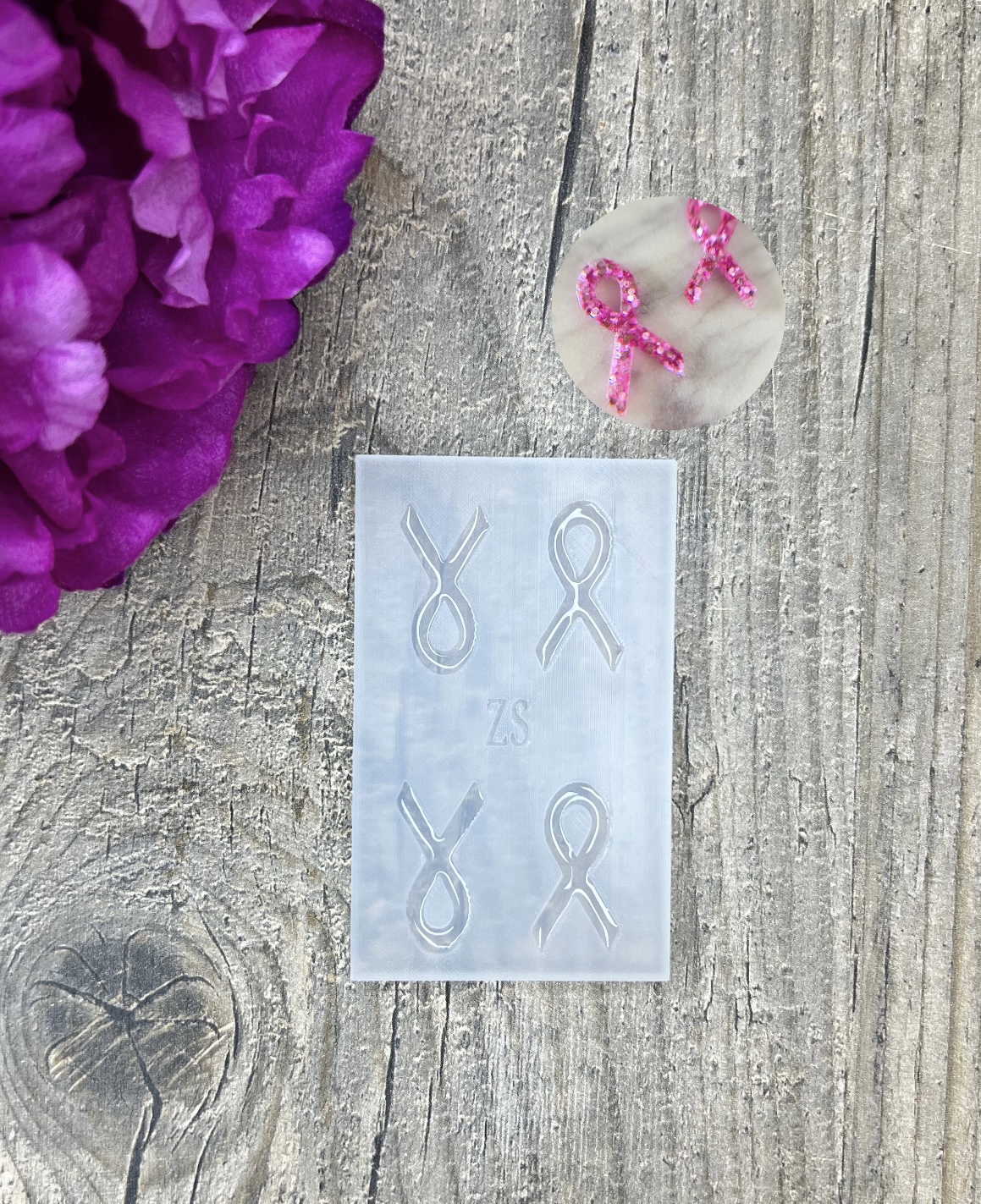 Moule Ruban Octobre Rose 20mm