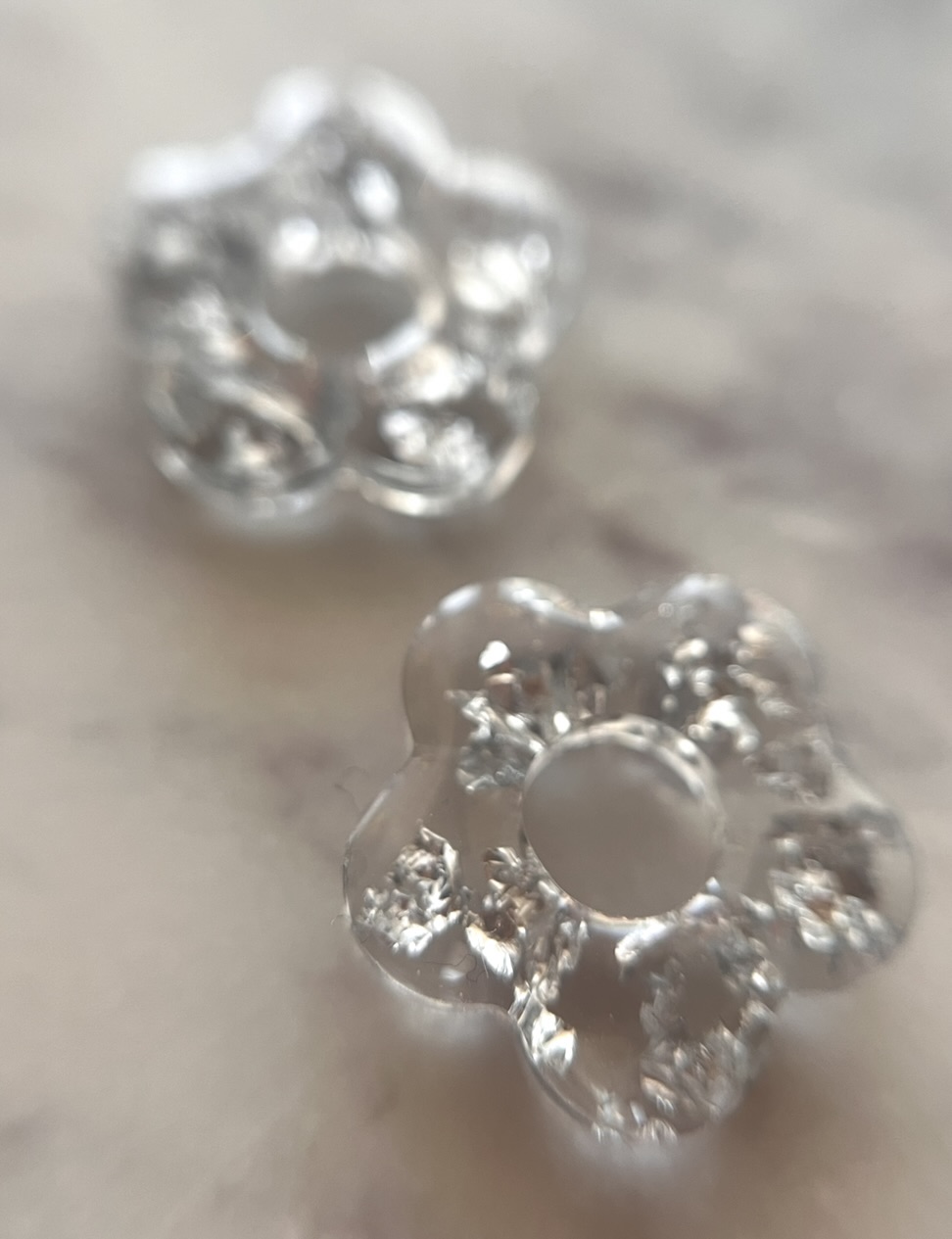 Flower feuille d'argent