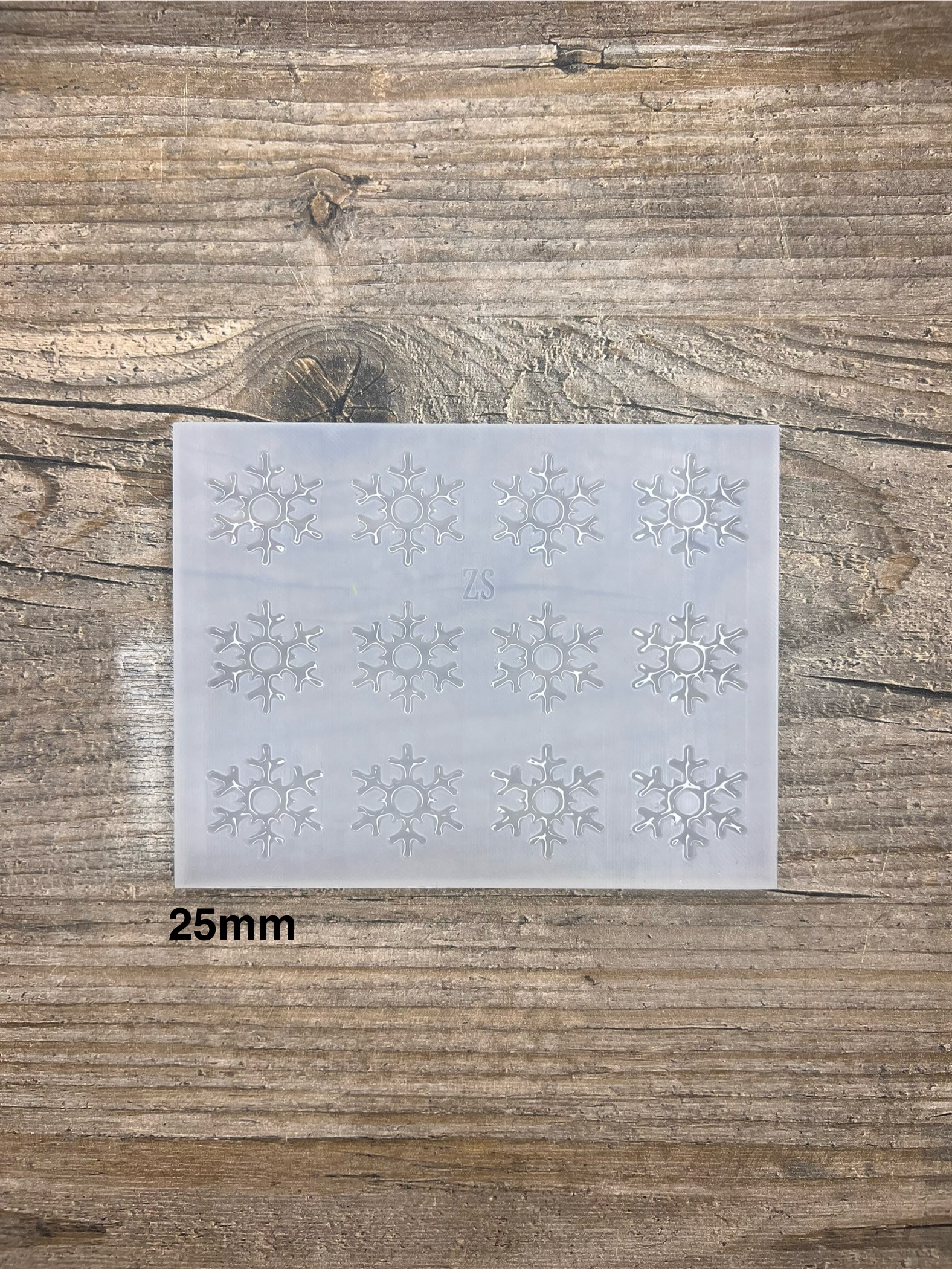 Moule Flocon de neige 25mm