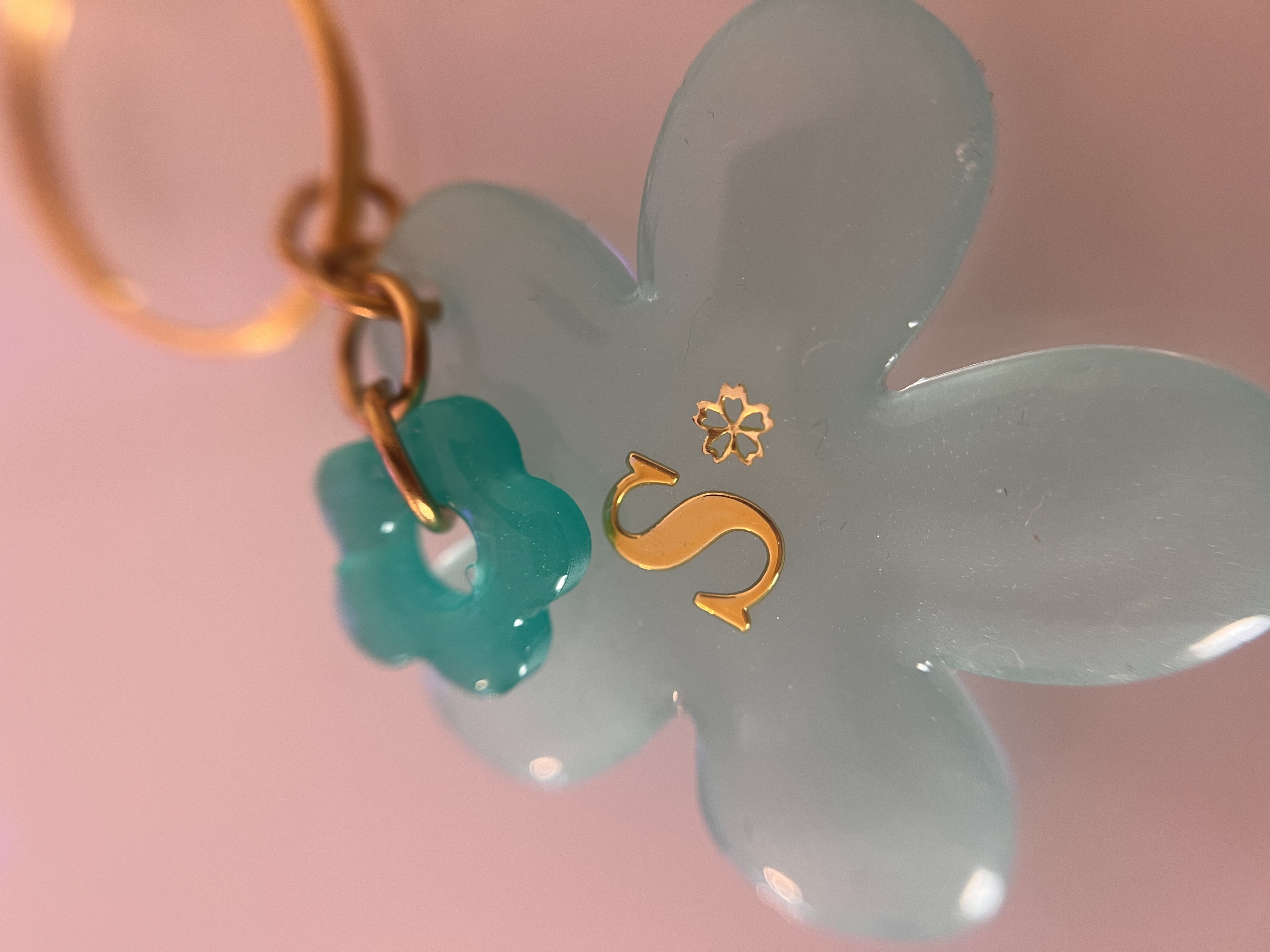Porte-clefs fleur 