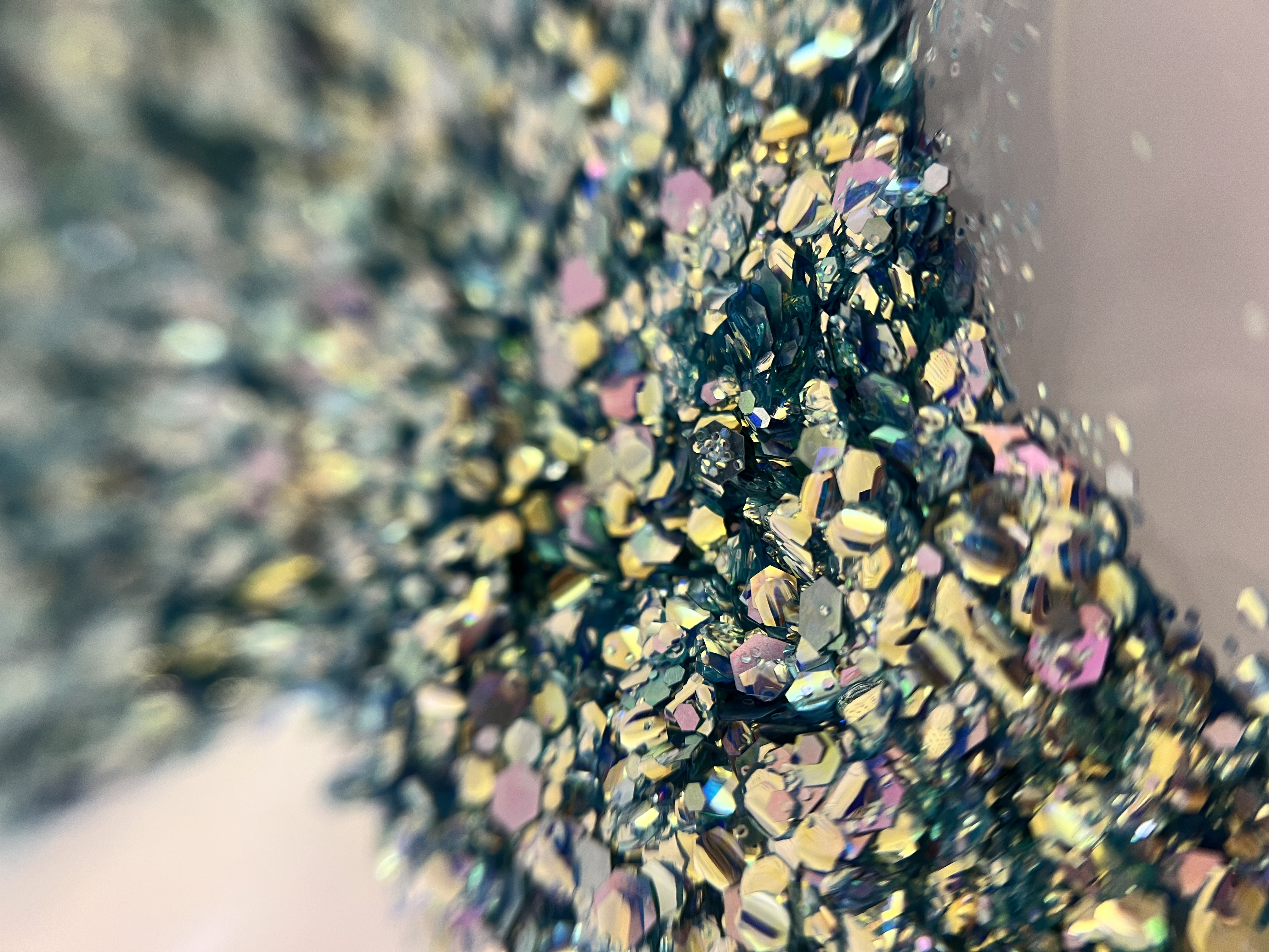 Paillettes Holographiques bleu