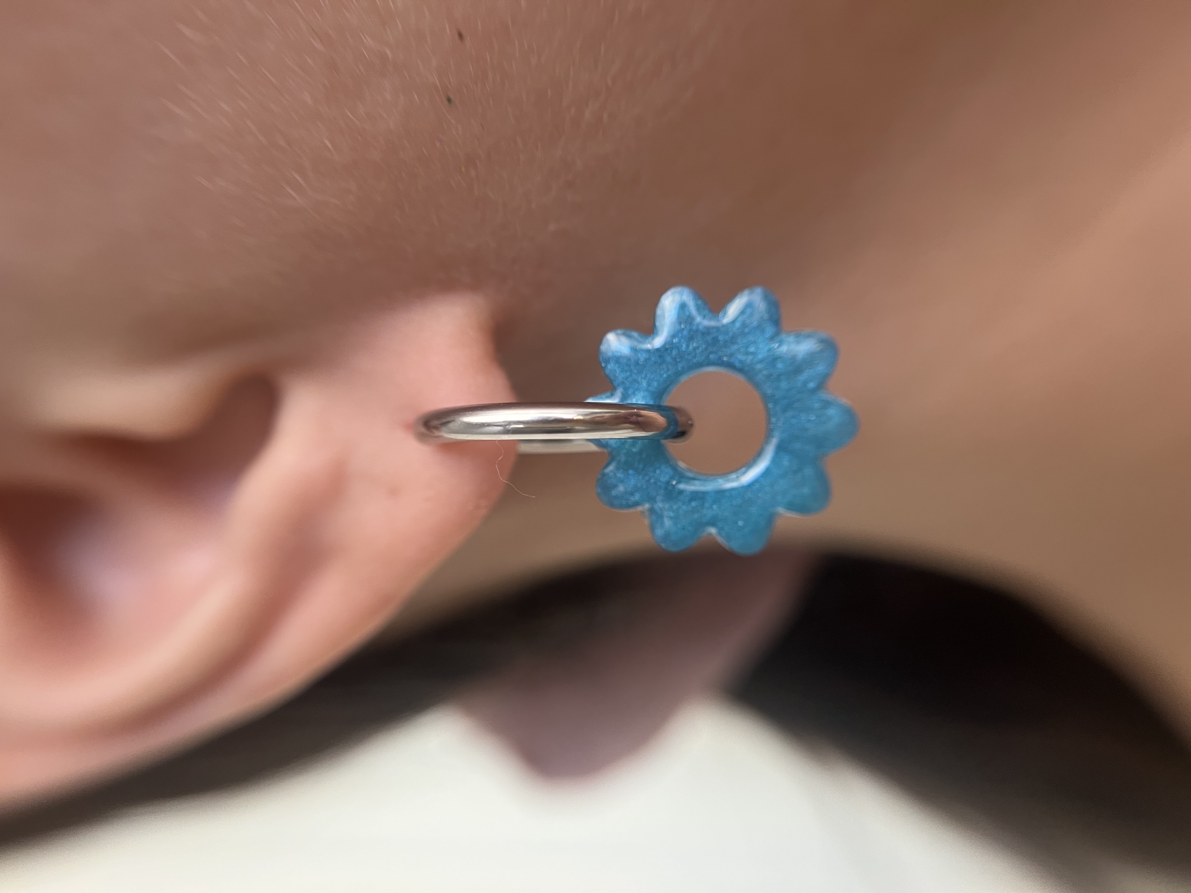 L'Amoureuse bleu nacré