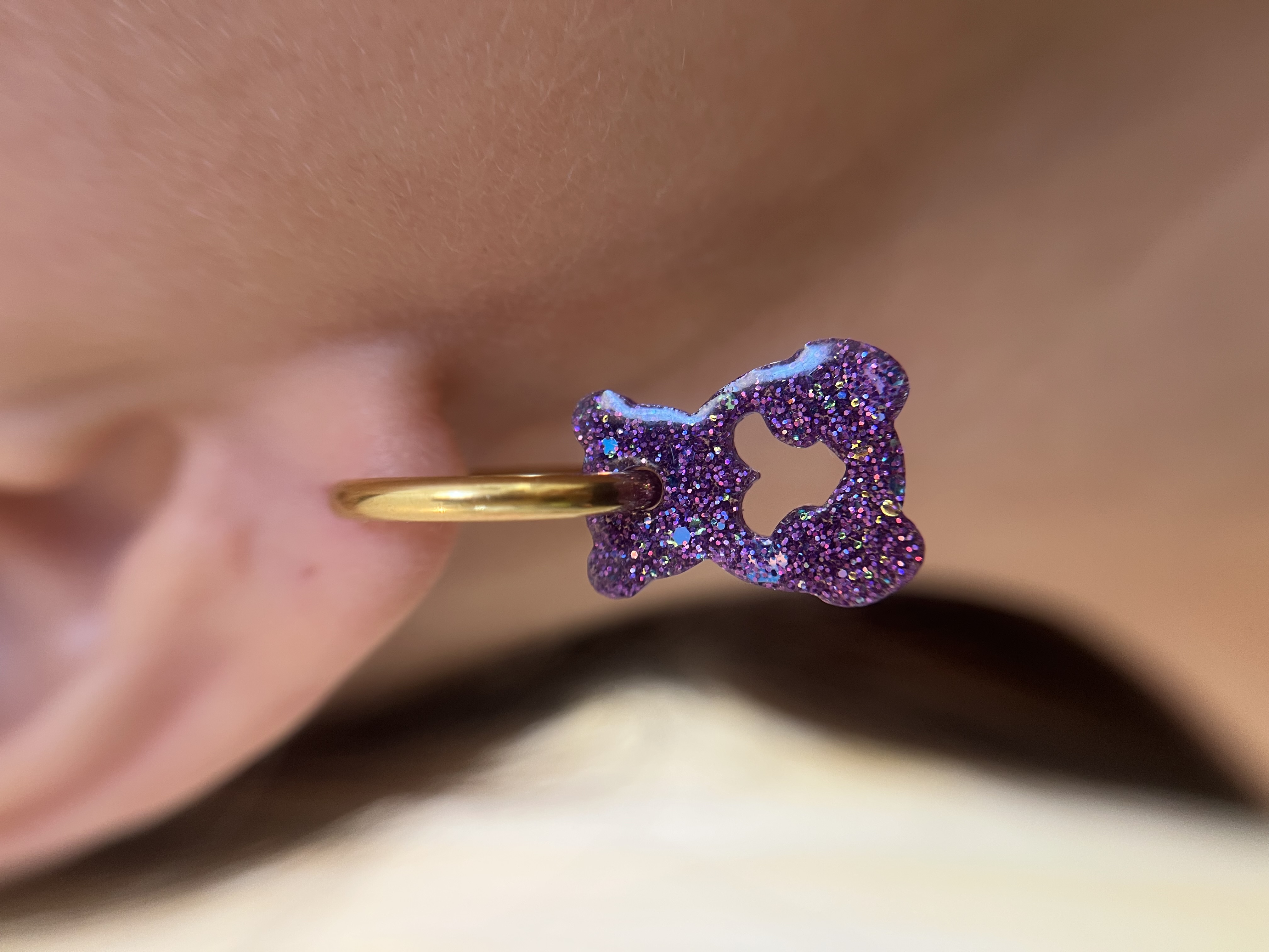 Moule Ourson Petit Coeur  20mm