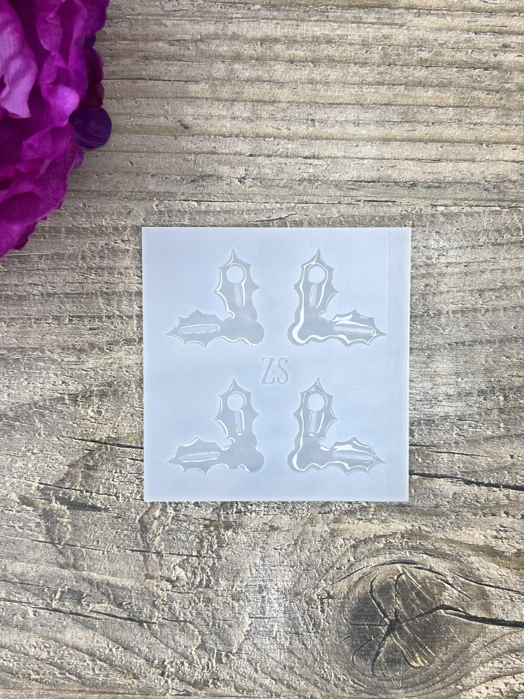 Moule Gui/Houx de Noël 25mm