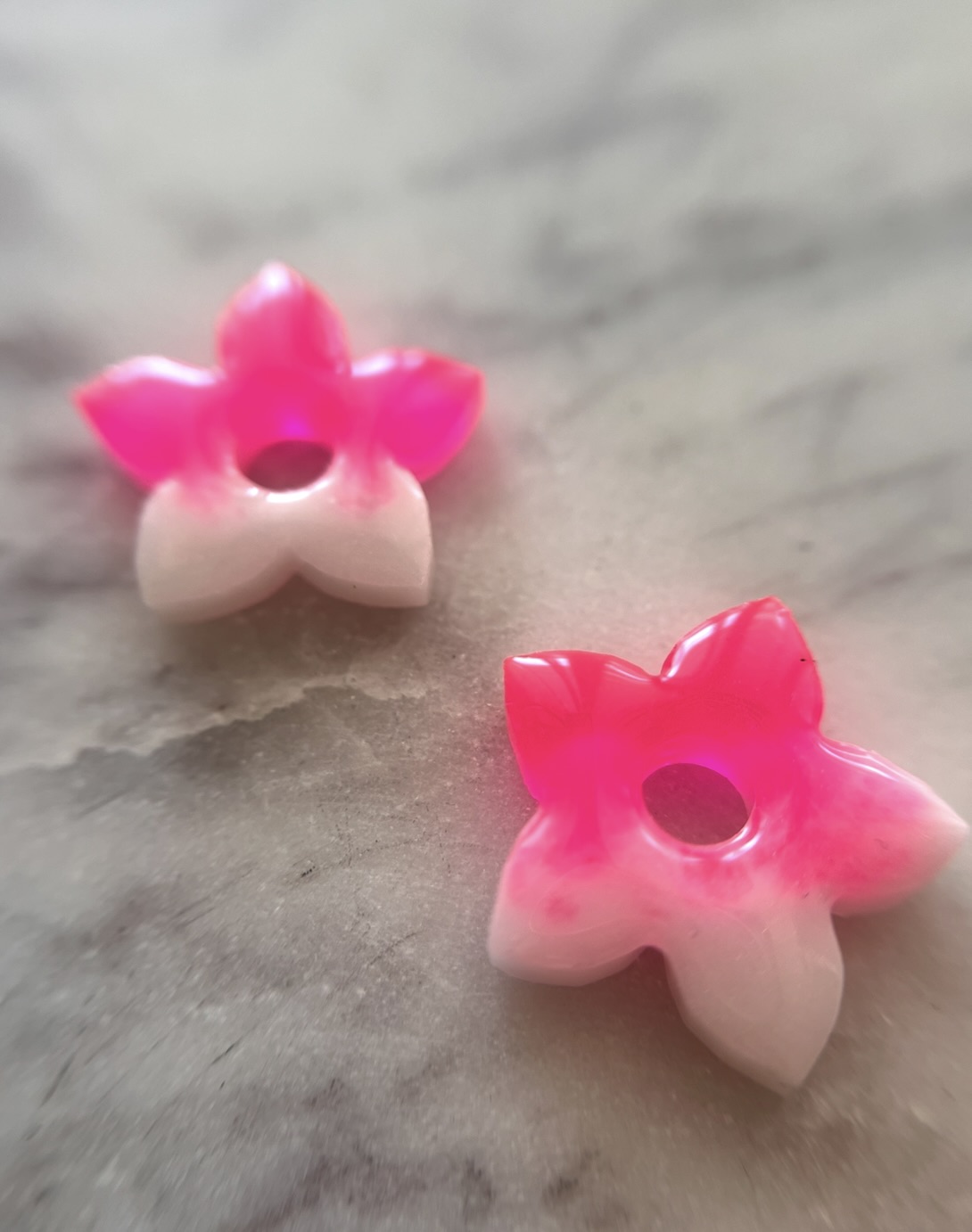 Vanilla rose fluo et blanc